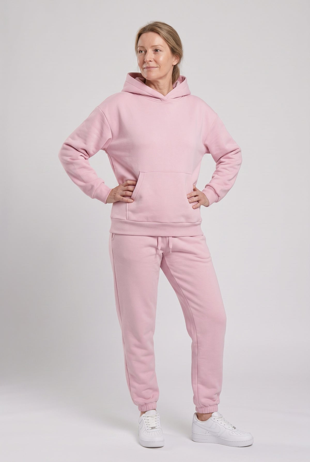 Women's Tracksuit | Hooded Jogger Set - Pink