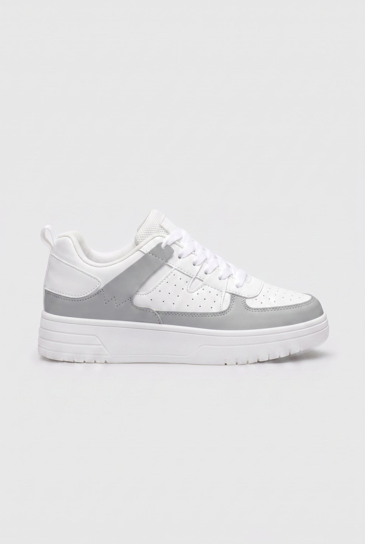 Women's Trainers | Lace-Up Low Top - Grey