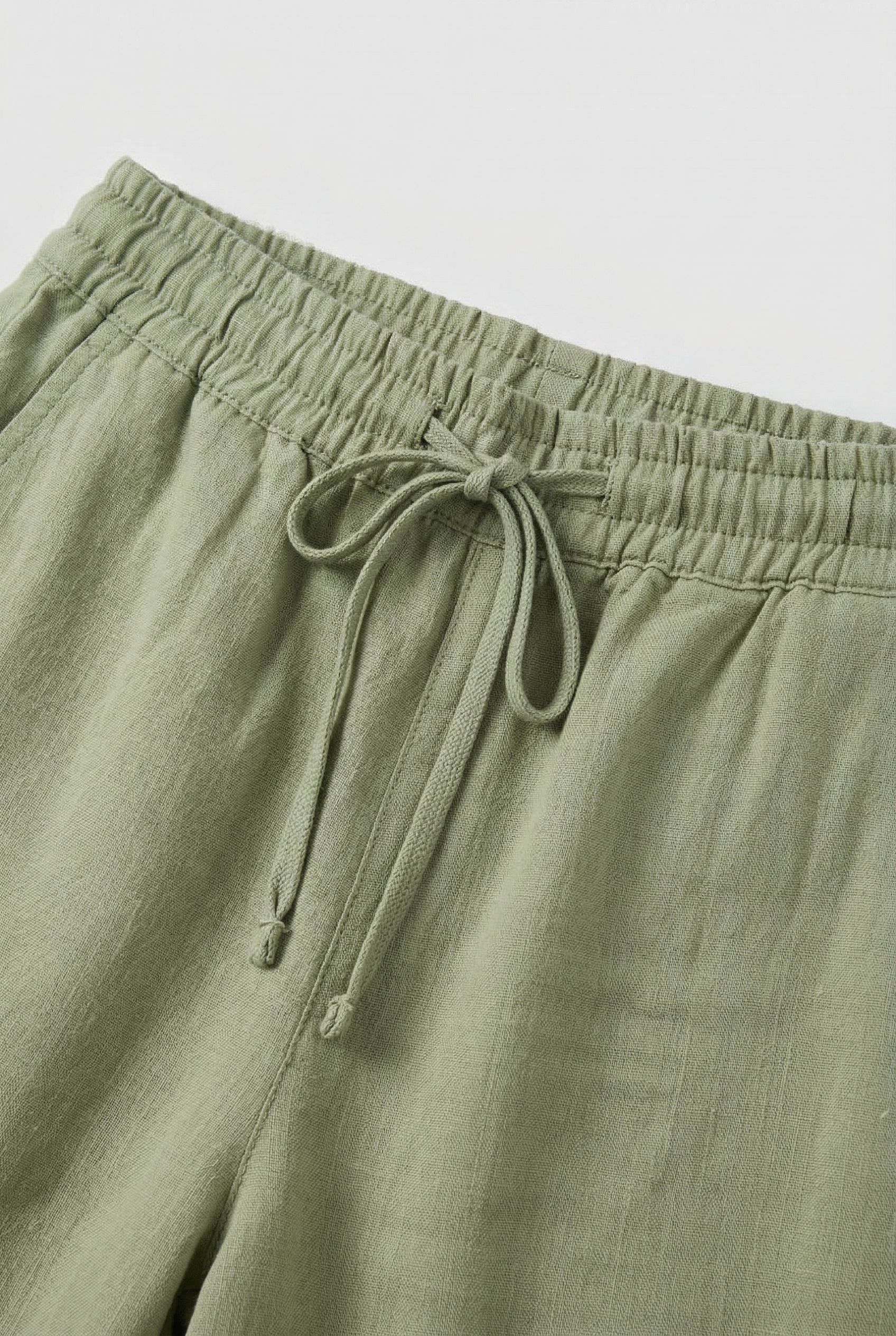 Women’s Trousers | Linen Look with Drawstring - 3