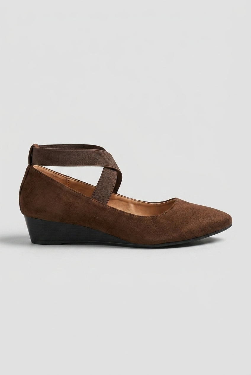 Women’s Wedge Heels | Cross-Strap Slip-On - 5