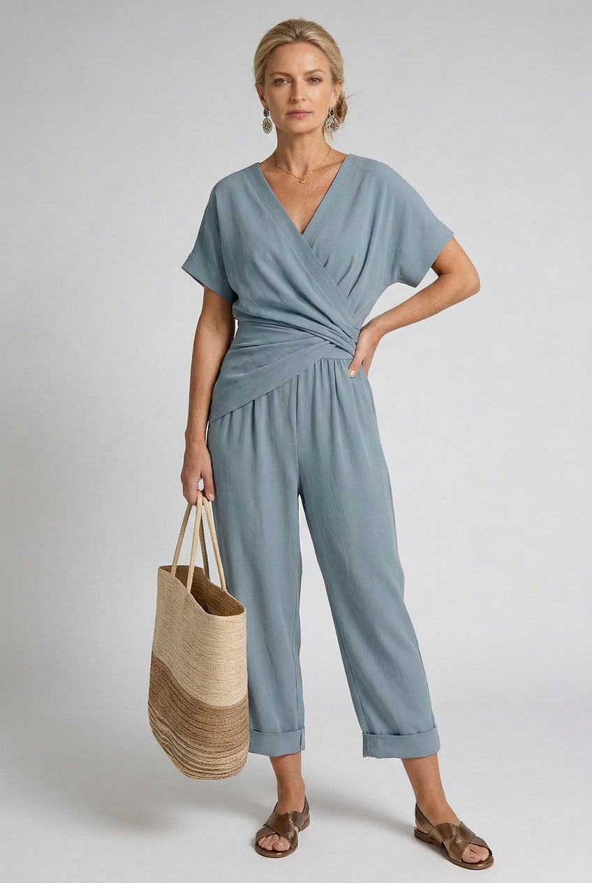 Women’s Wrap Summer Set | Casual - 3