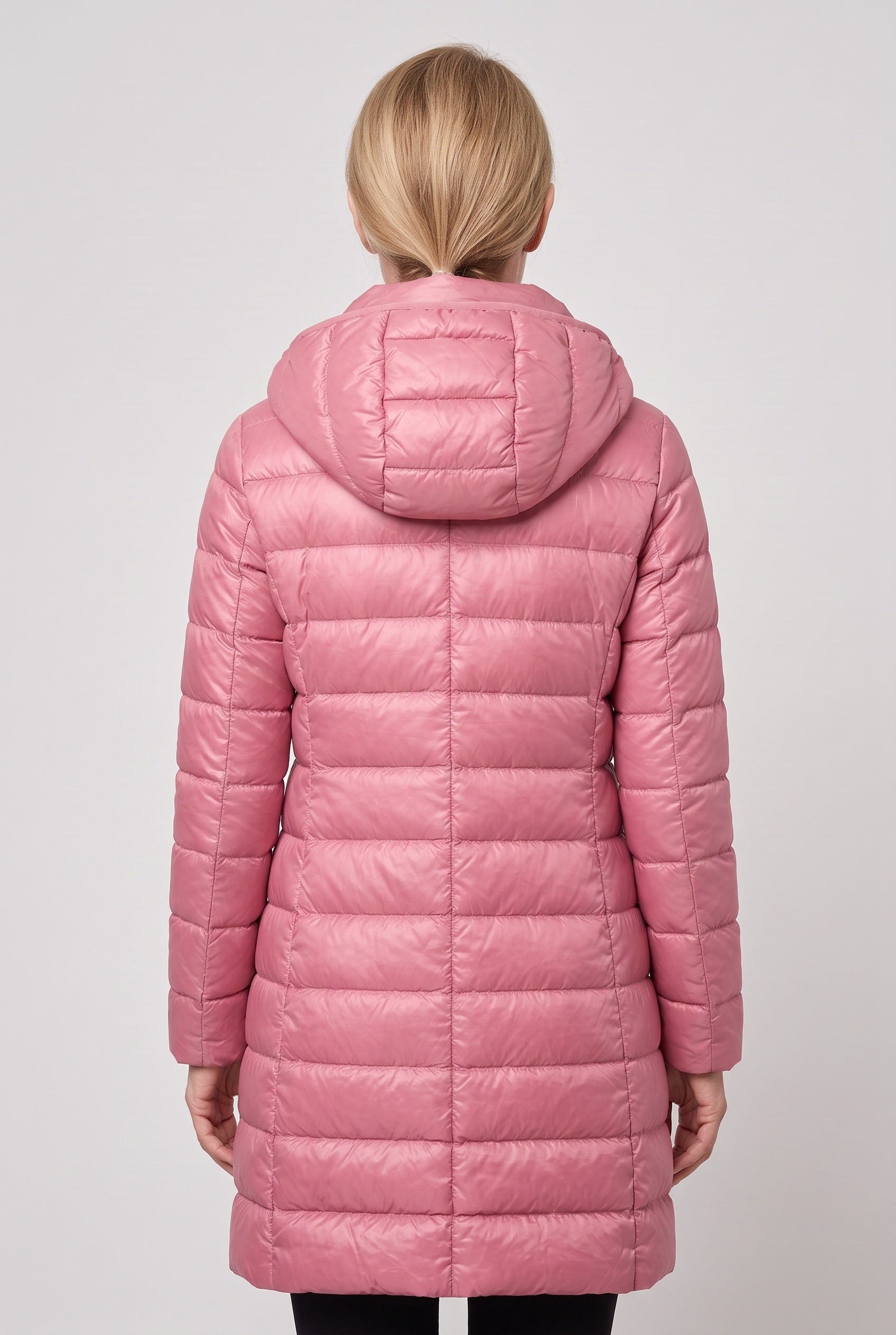 Women's Puffer Jacket | Hooded Longline - 2
