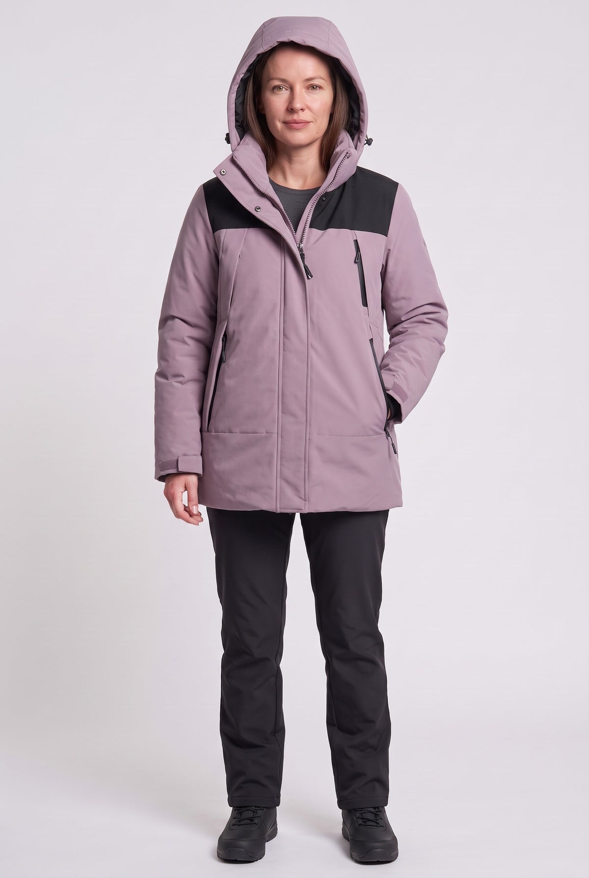 Women's Ski Jacket | Hooded Waterproof - Purple