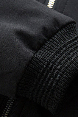 Men’s Bomber Jacket | with Zip Sleeve Pocket - 4