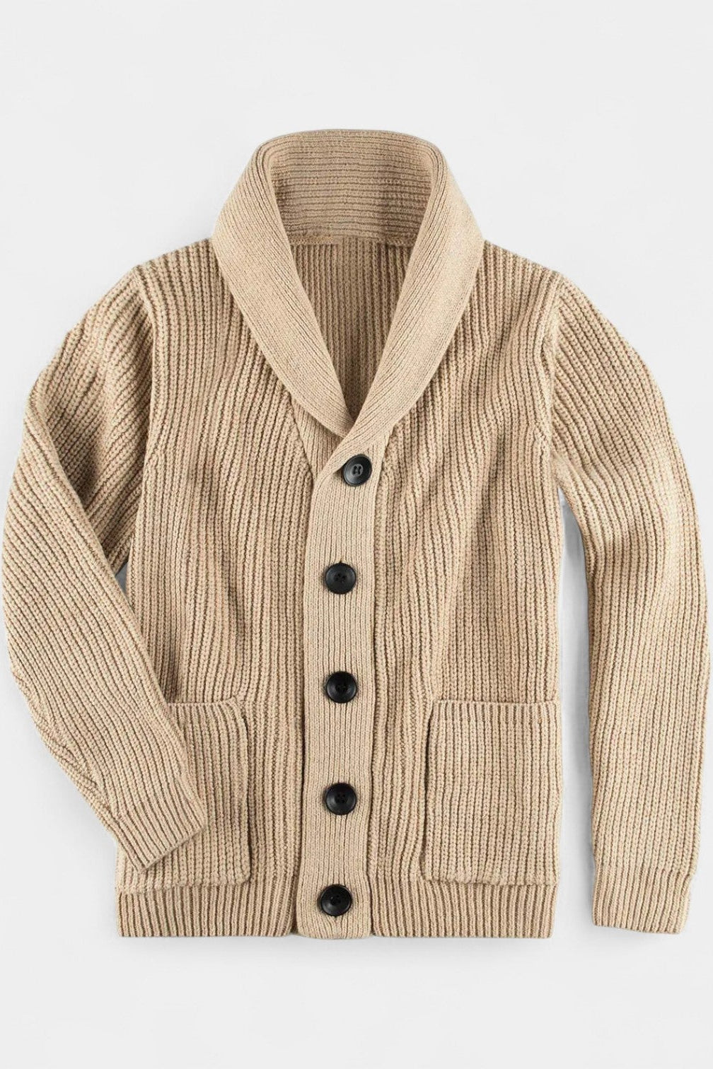 Men's Cardigan | Button Shawl Collar - 3
