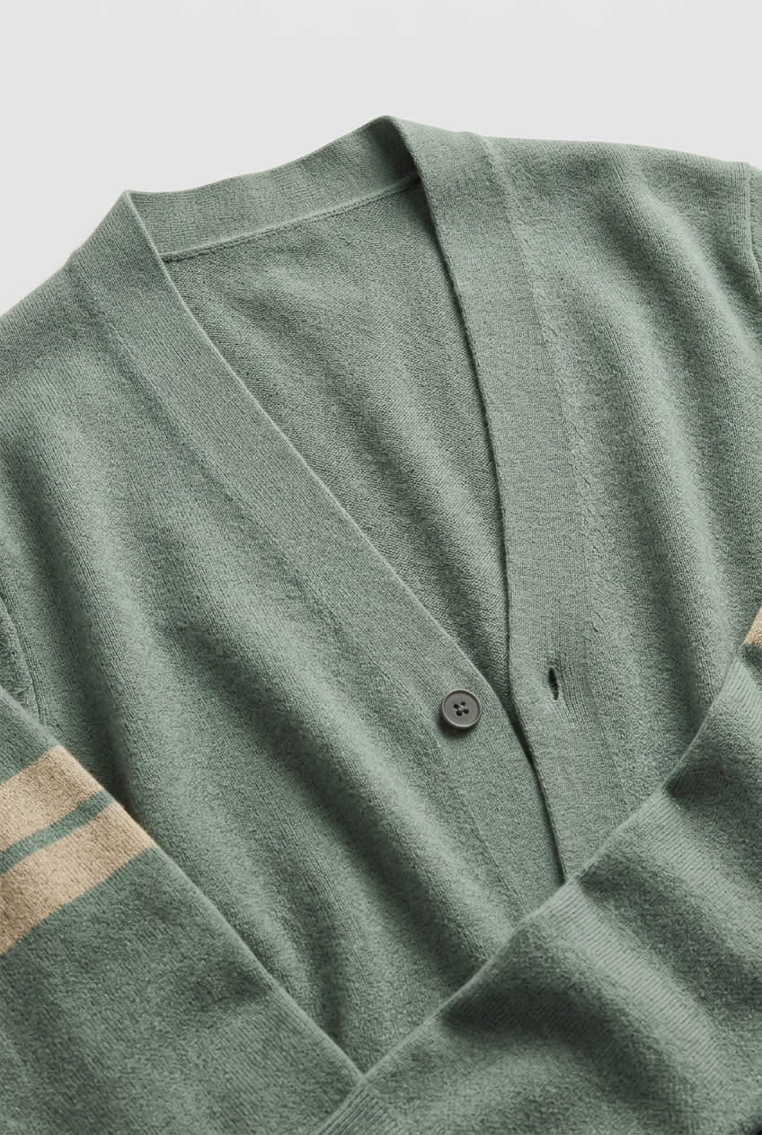 Men’s Cardigan | Lightweight Knit with Front Pockets - 3