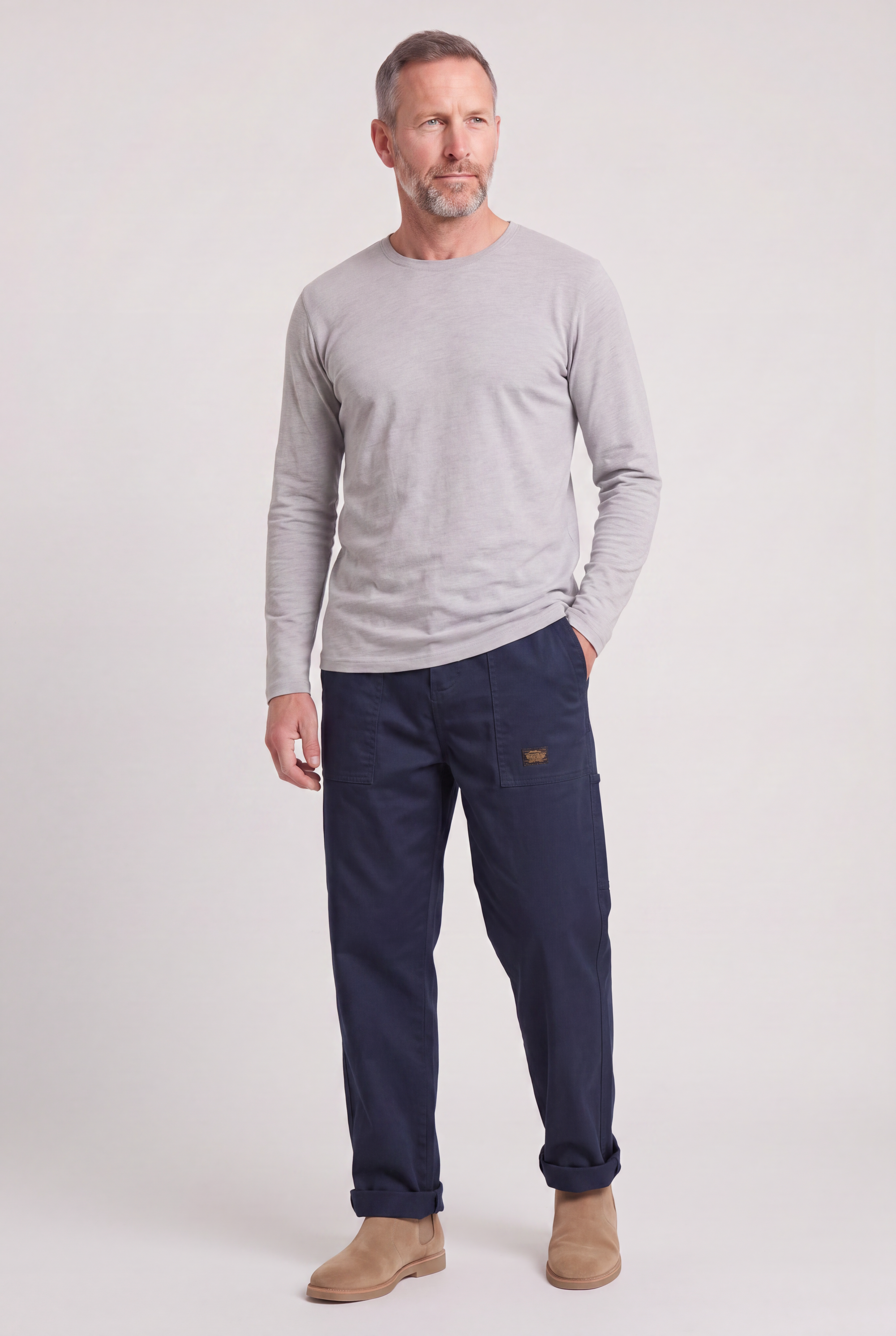 Men's Cargo Trousers | Vintage Utility Straight Leg - 5