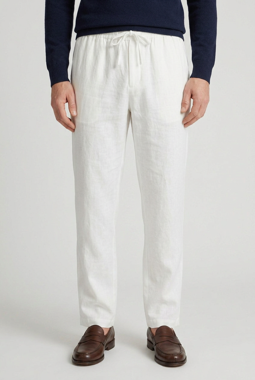 Men's Casual Summer Relaxed Fit Pants | Drawstring - 5