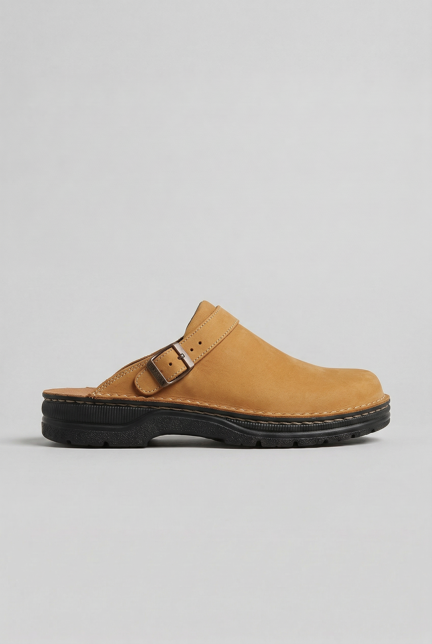 Men’s Clogs | Leather Look With Buckle Strap - 2 