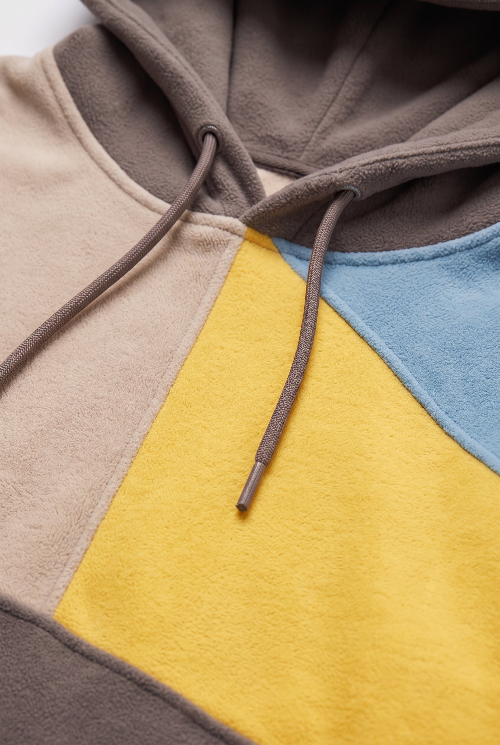 Men's Hoodie | Asymmetric Colour-Block Panels - Multicolour detail