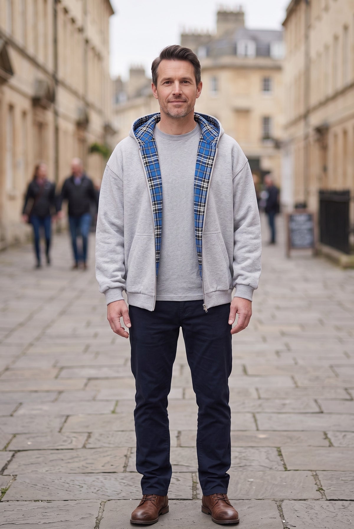 Men's Hoodie | Reversible Zip-Up lifestyle