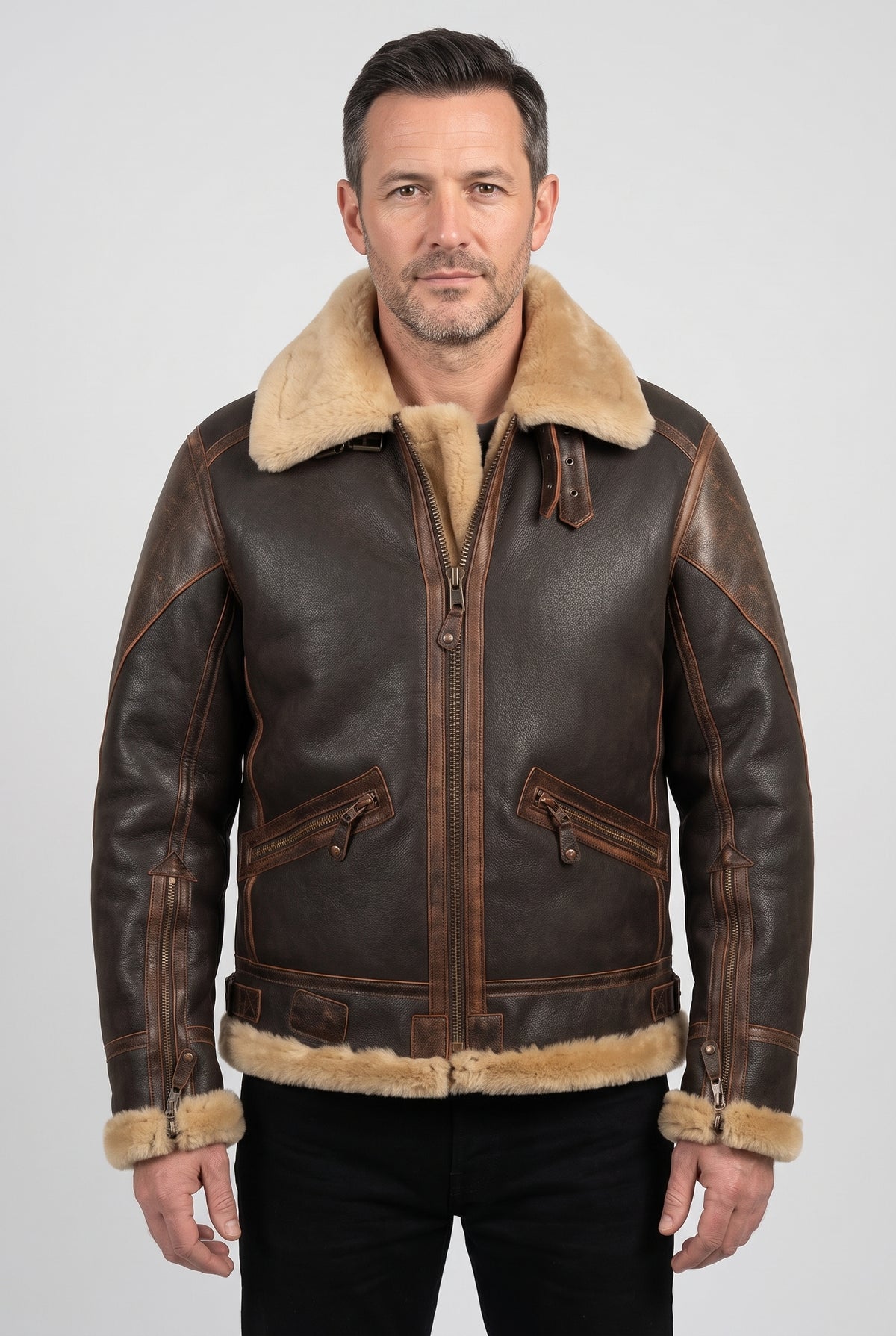 Men's Jacket | Aviator Faux Shearling - 1