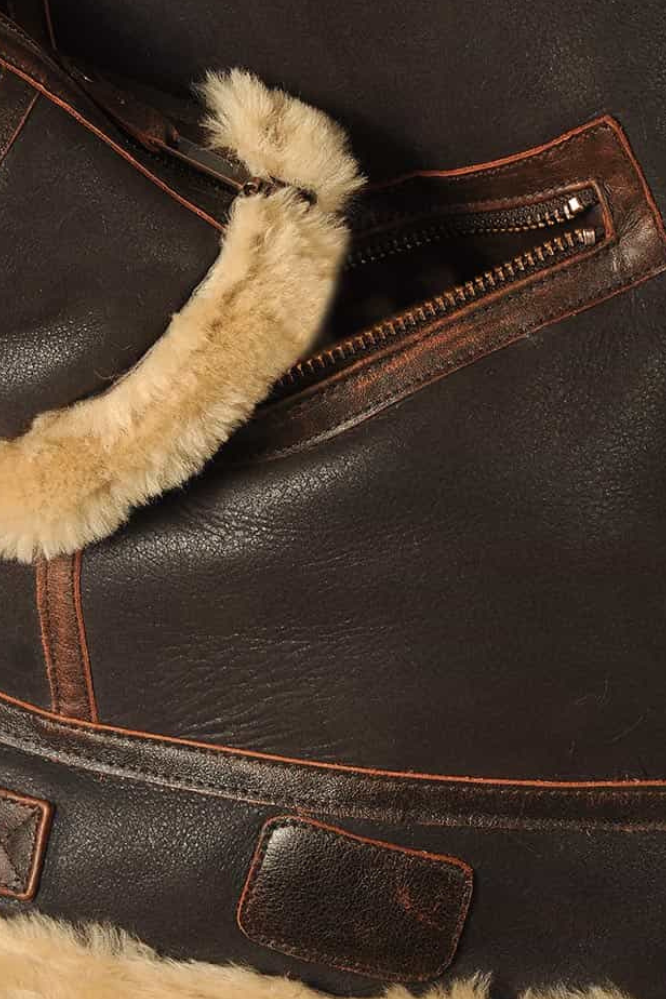 Men's Jacket | Aviator Faux Shearling - 10