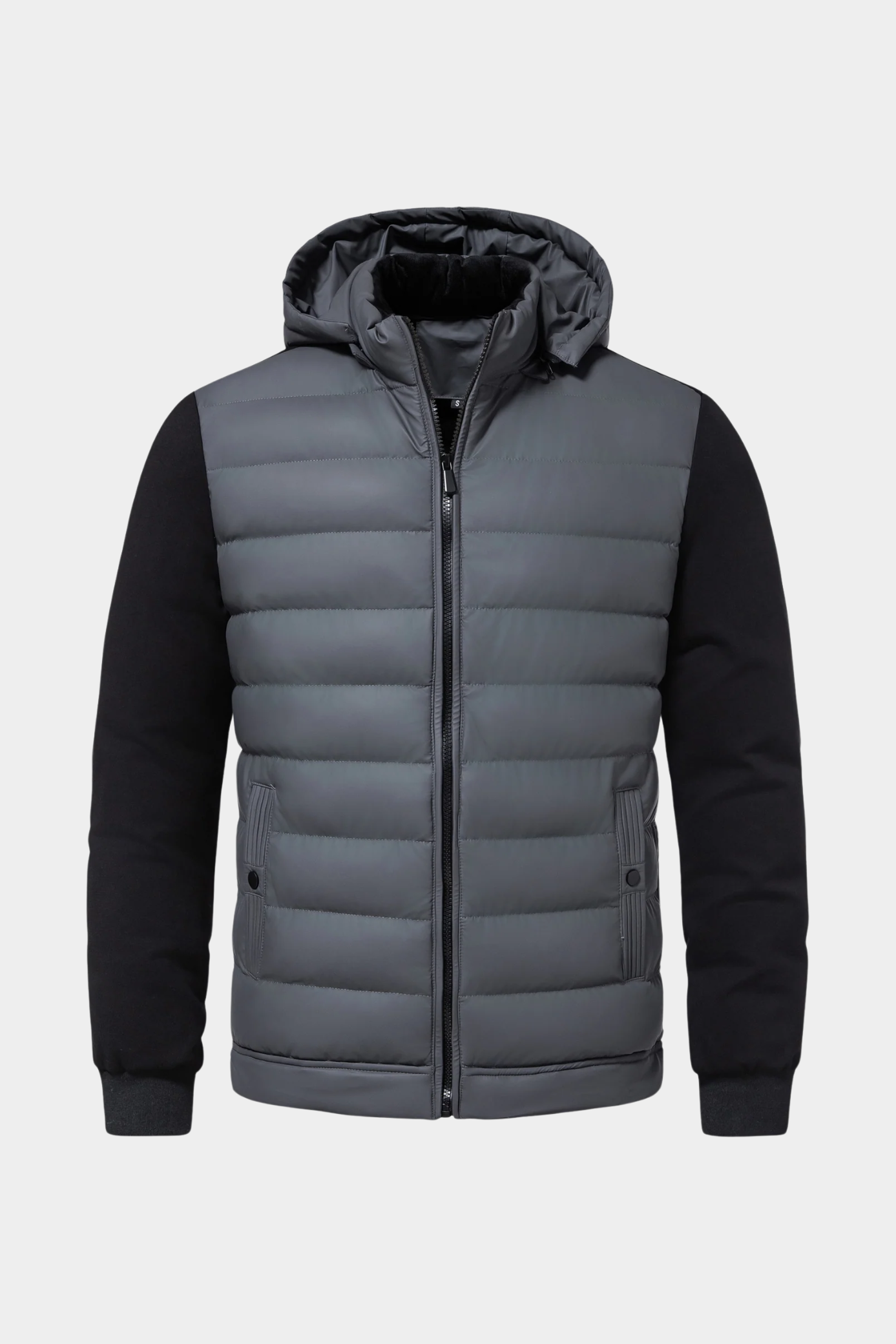 Men's Jacket | Hooded Quilted Hybrid - 2