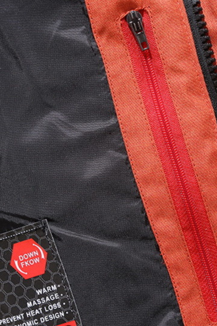 Men's Jacket | Padded Parka with Zip Pockets - 15
