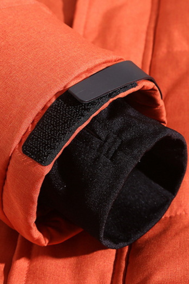 Men's Jacket | Padded Parka with Zip Pockets - 8