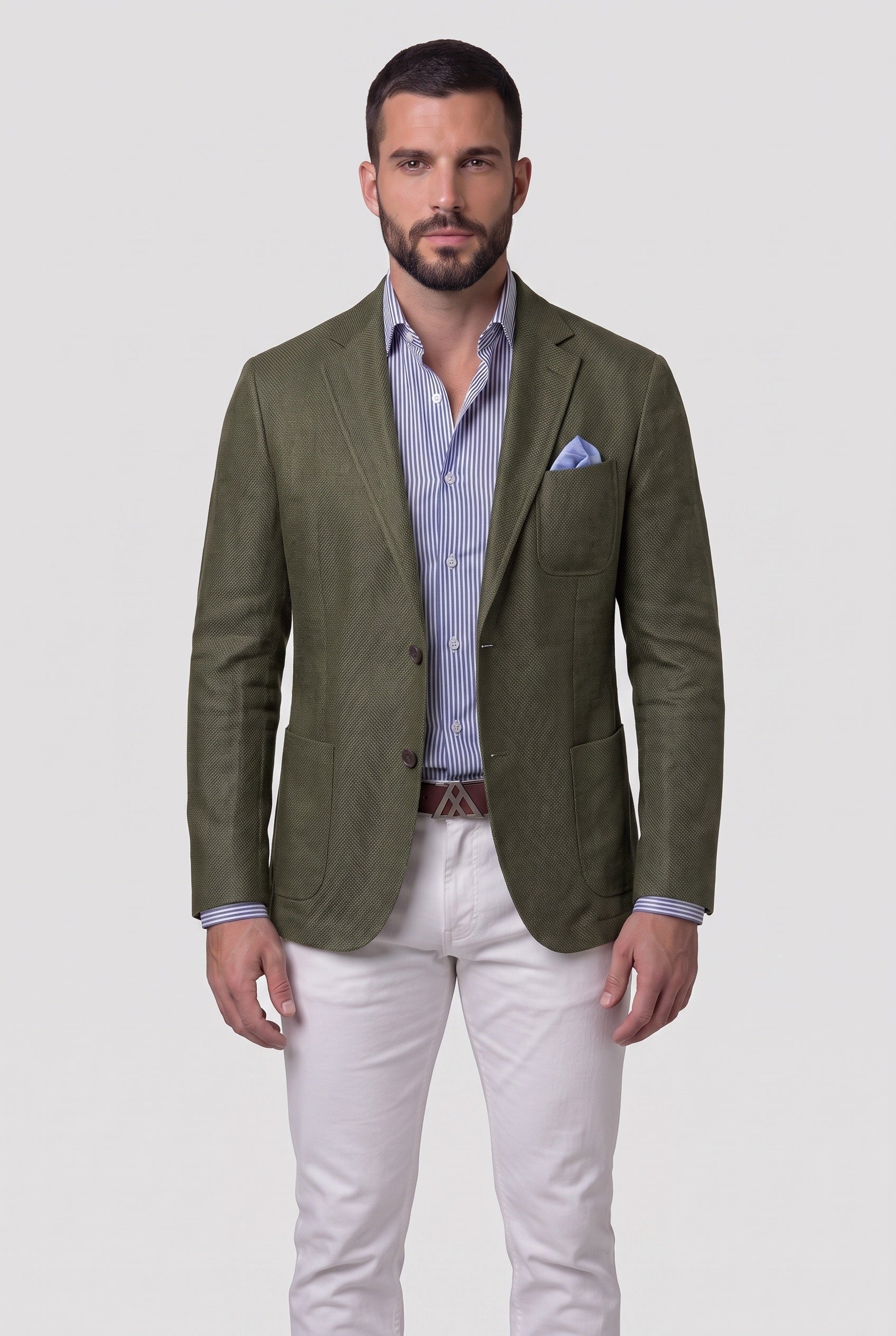 Men's Jacket | Unstructured Blazer Relaxed Fit - 5