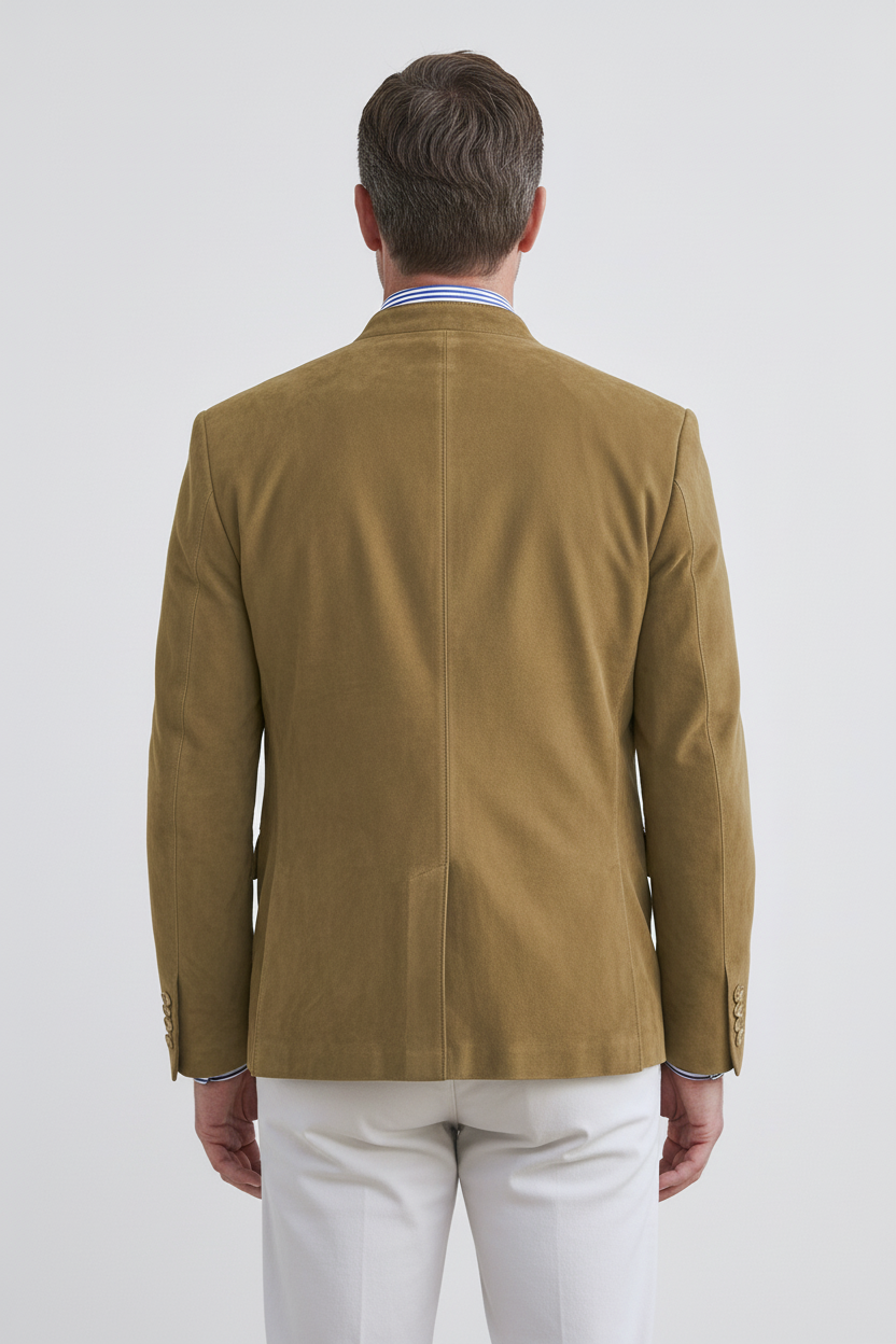 Men’s Jackets | Suede Look with Stand Collar - 2