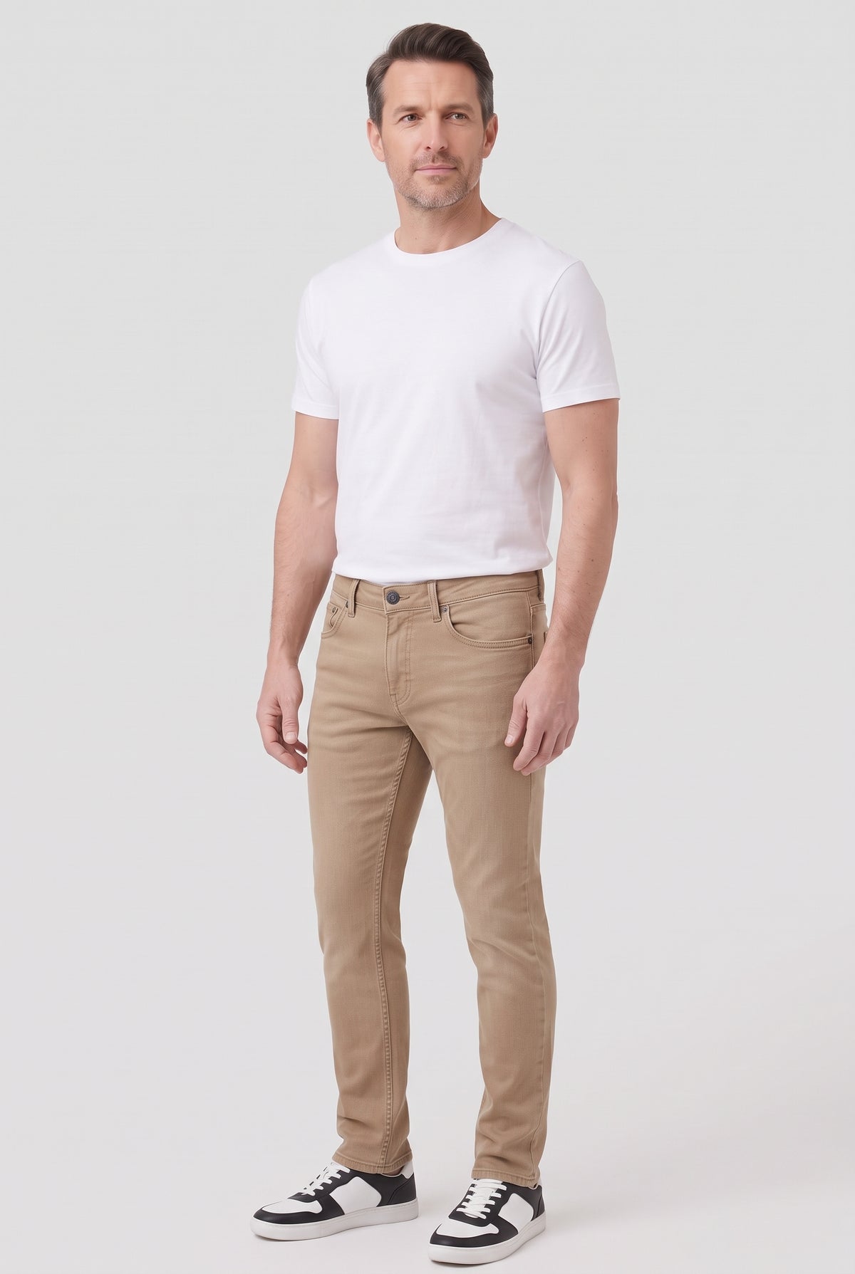 Men's Jeans | Slim Fit Tapered - Dark Sand