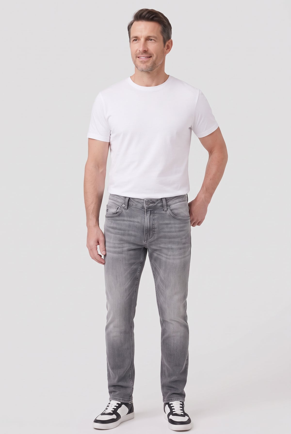 Men's Jeans | Slim Fit Tapered - Grey Wash