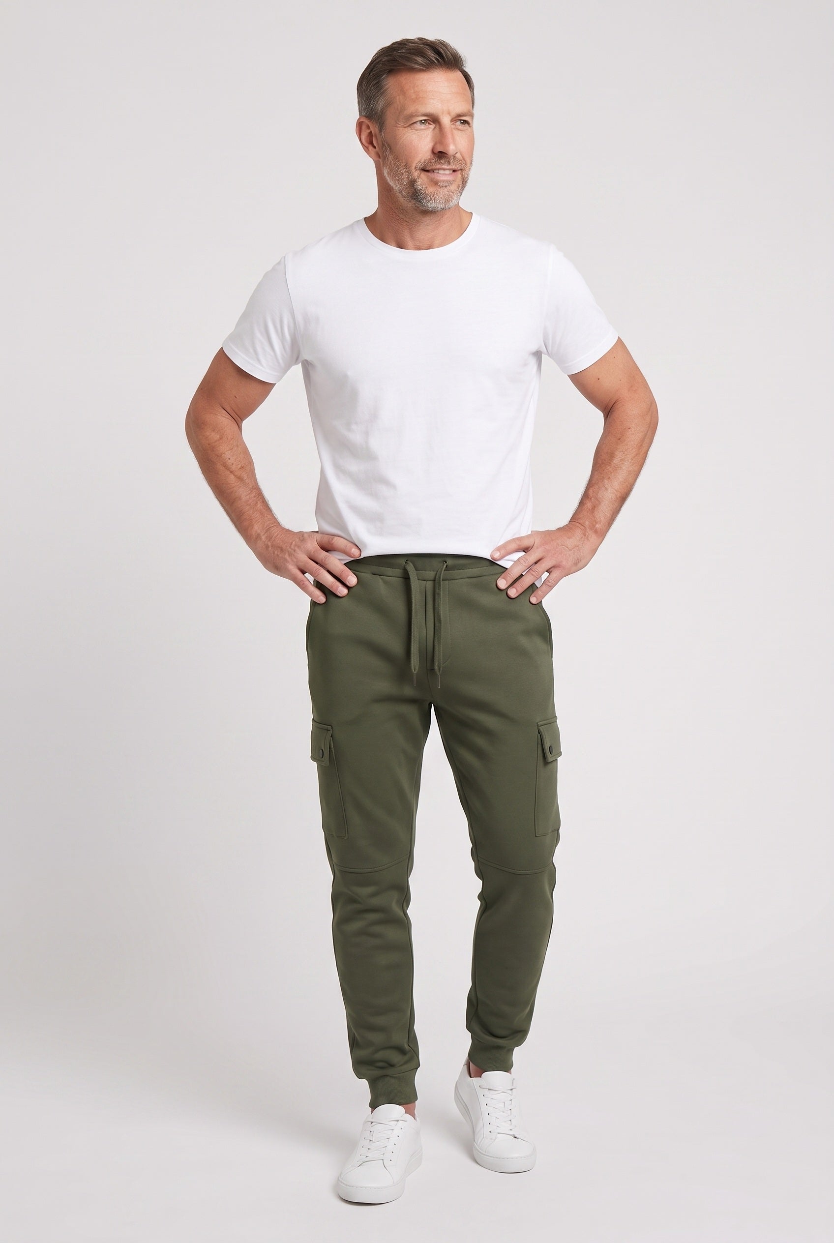 Men's Joggers | Cargo Pocket Tapered - Army Green