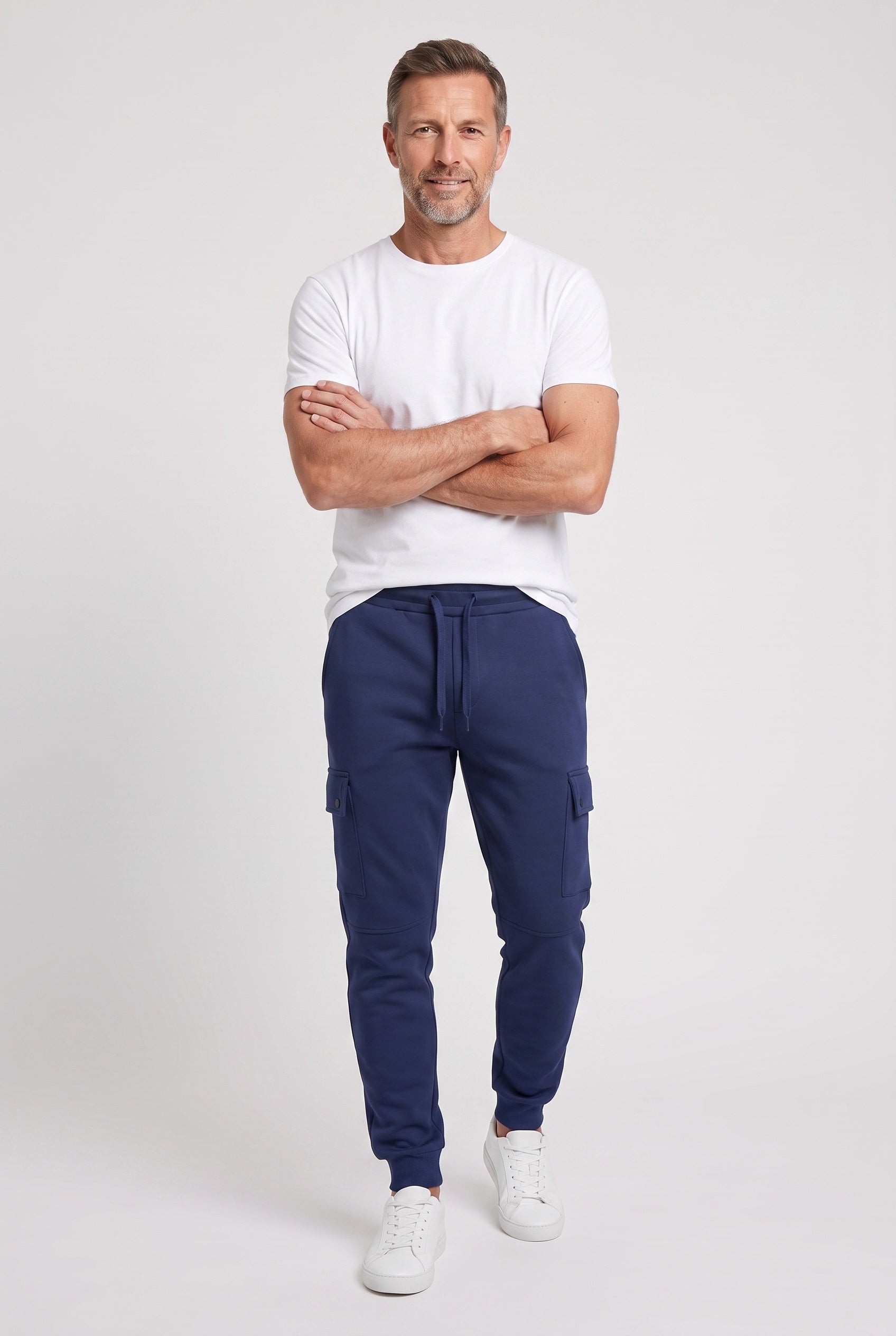 Men's Joggers | Cargo Pocket Tapered - Navy