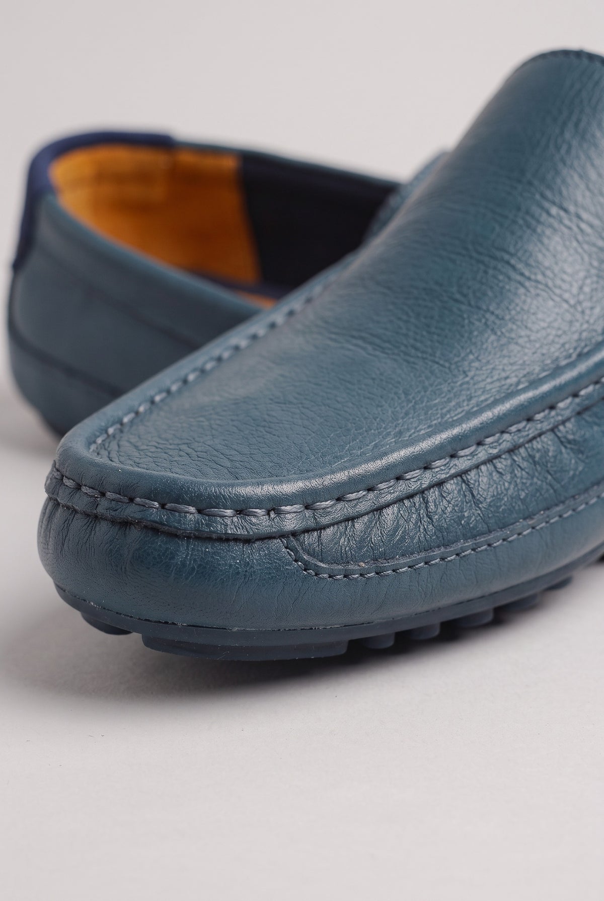 Men's Loafers | Leather-Look Driving Slip-On - Detail