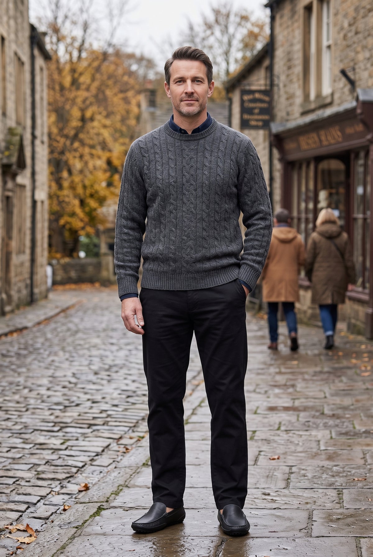 Men's Loafers | Leather-Look Driving Slip-On - Lifestyle