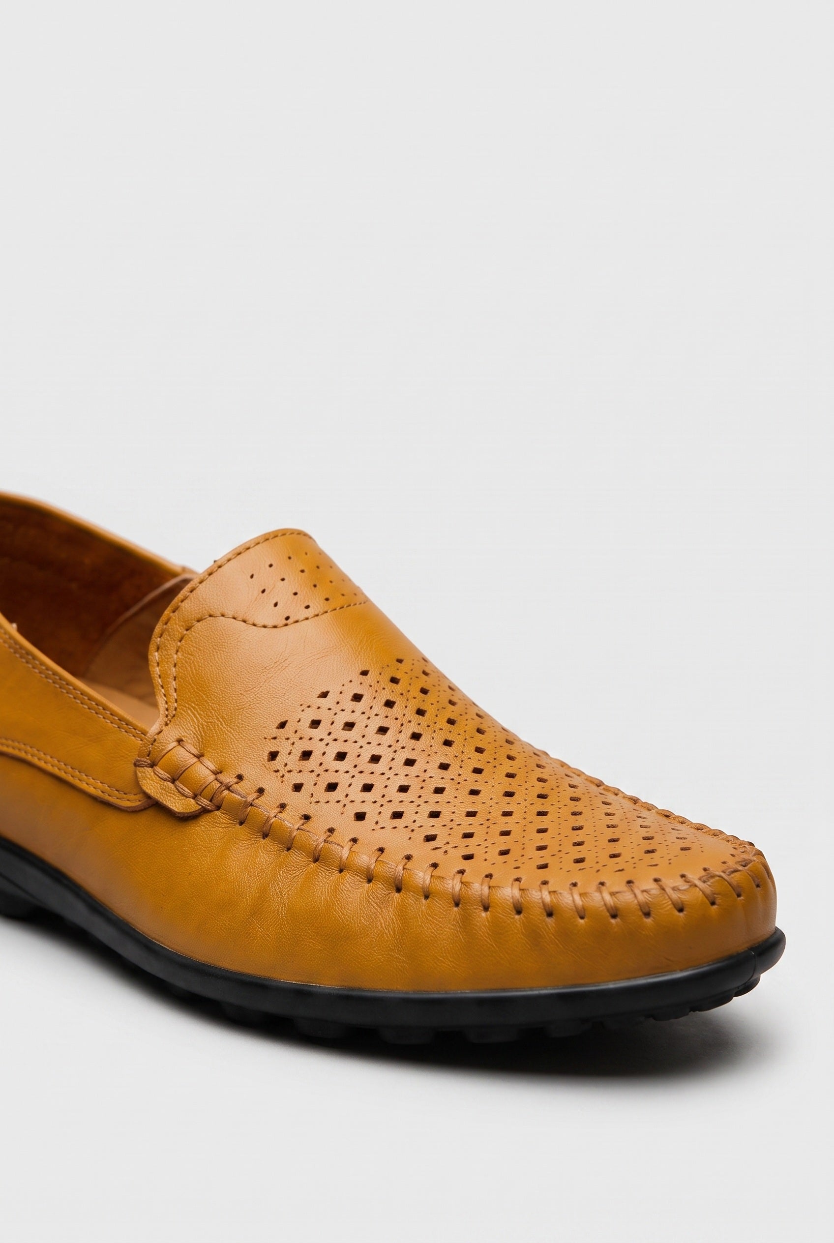 Men's Loafers | Perforated Breathable Panels - 23