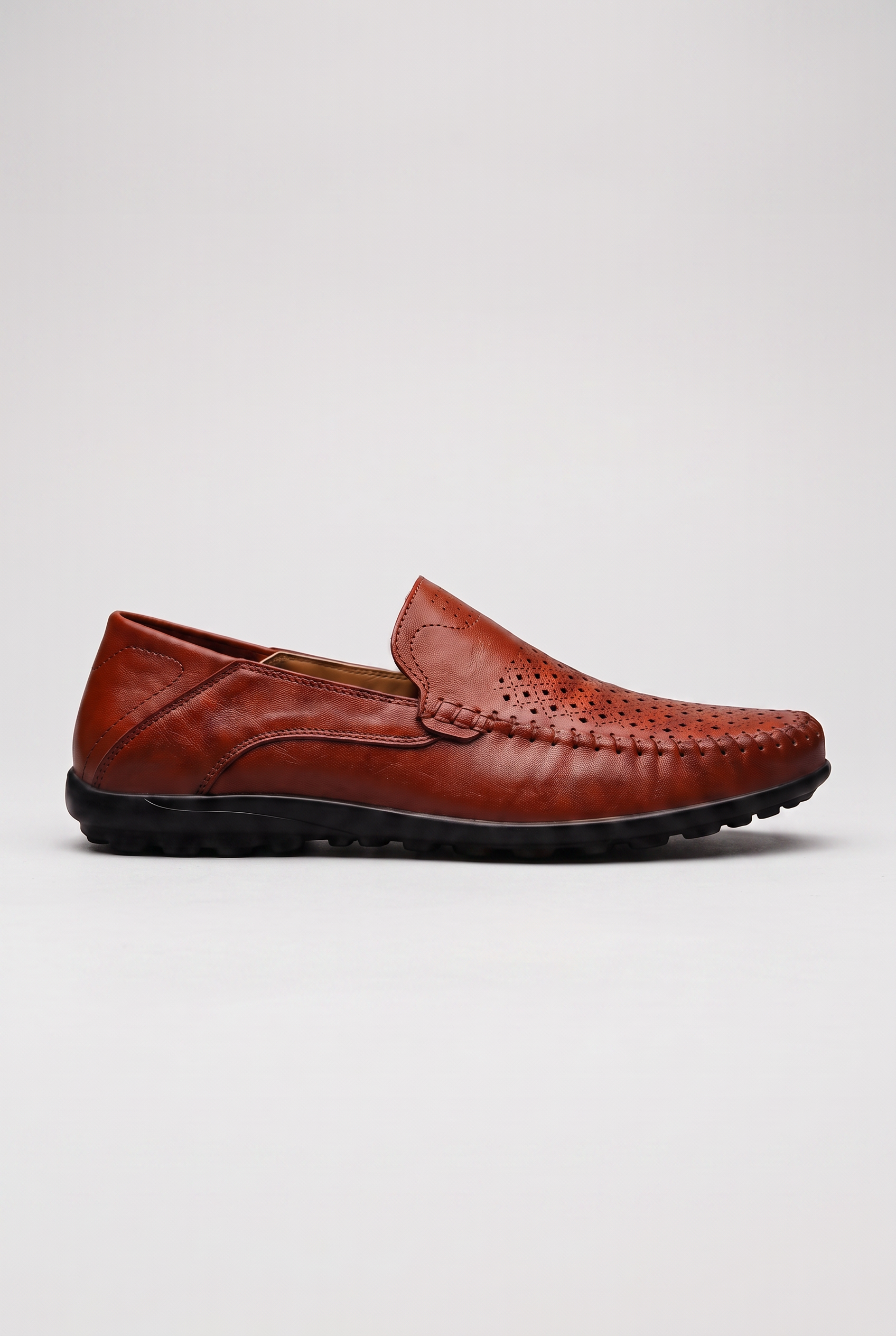 Men's Loafers | Perforated Breathable Panels - 26