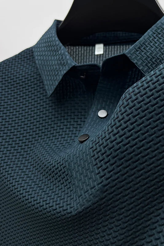 Men’s Polo Shirts | Short Sleeve with Textured Knit - 2