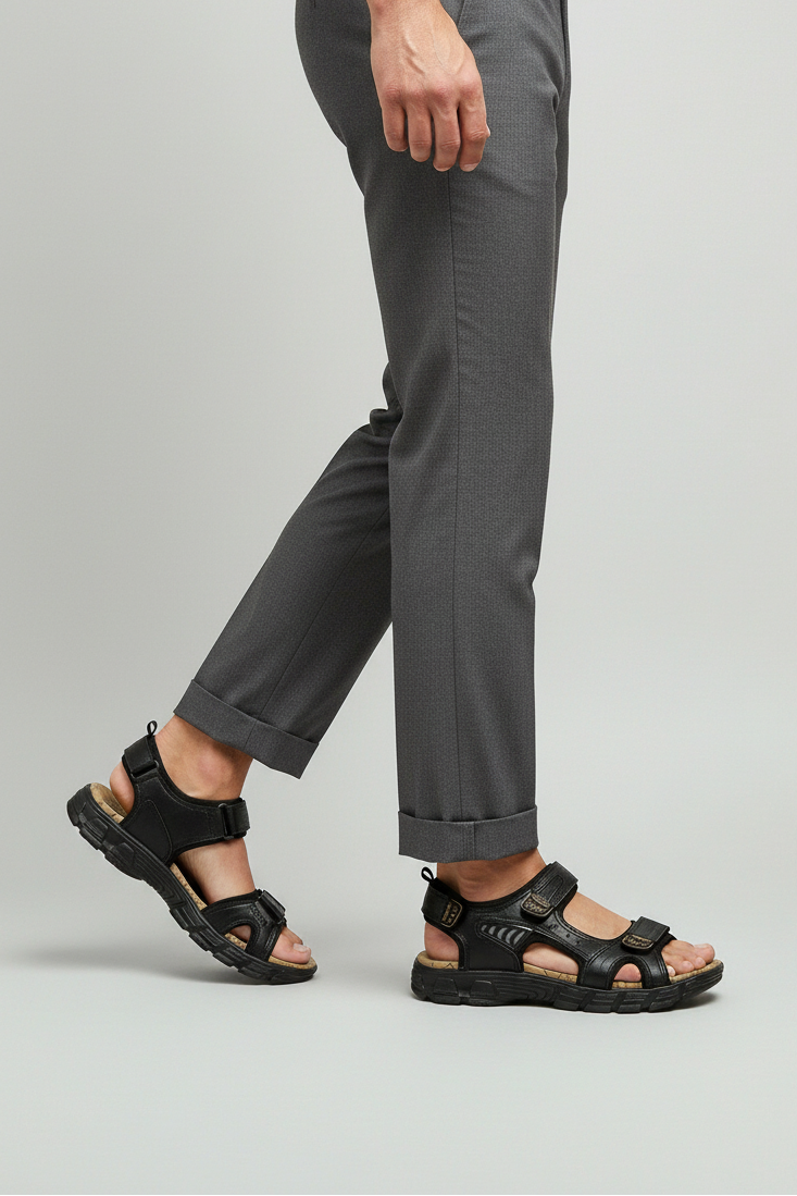 Men's Sandals | Velcro with Contoured Footbed - 2