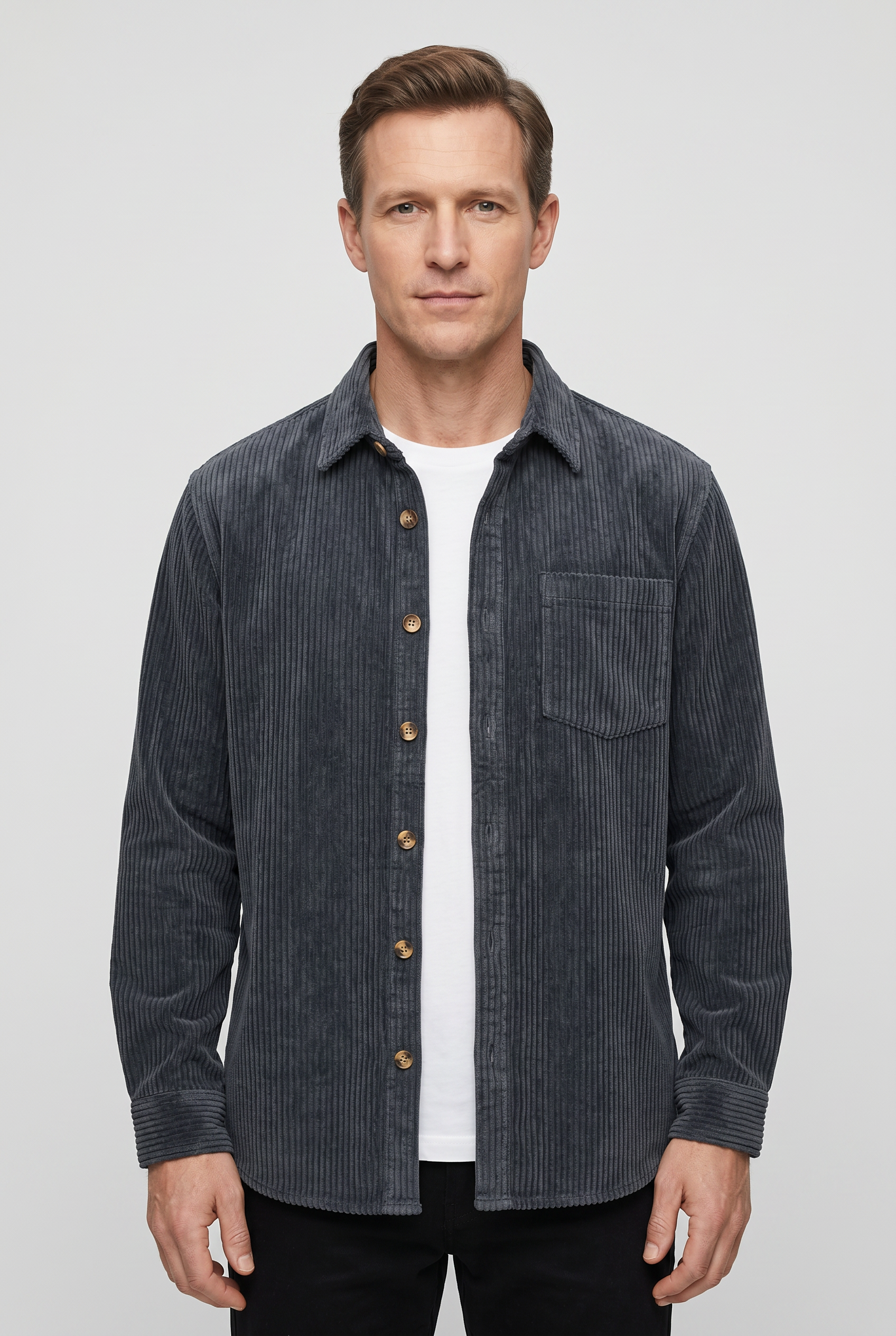 Men's Shirt | Textured Button Down-1