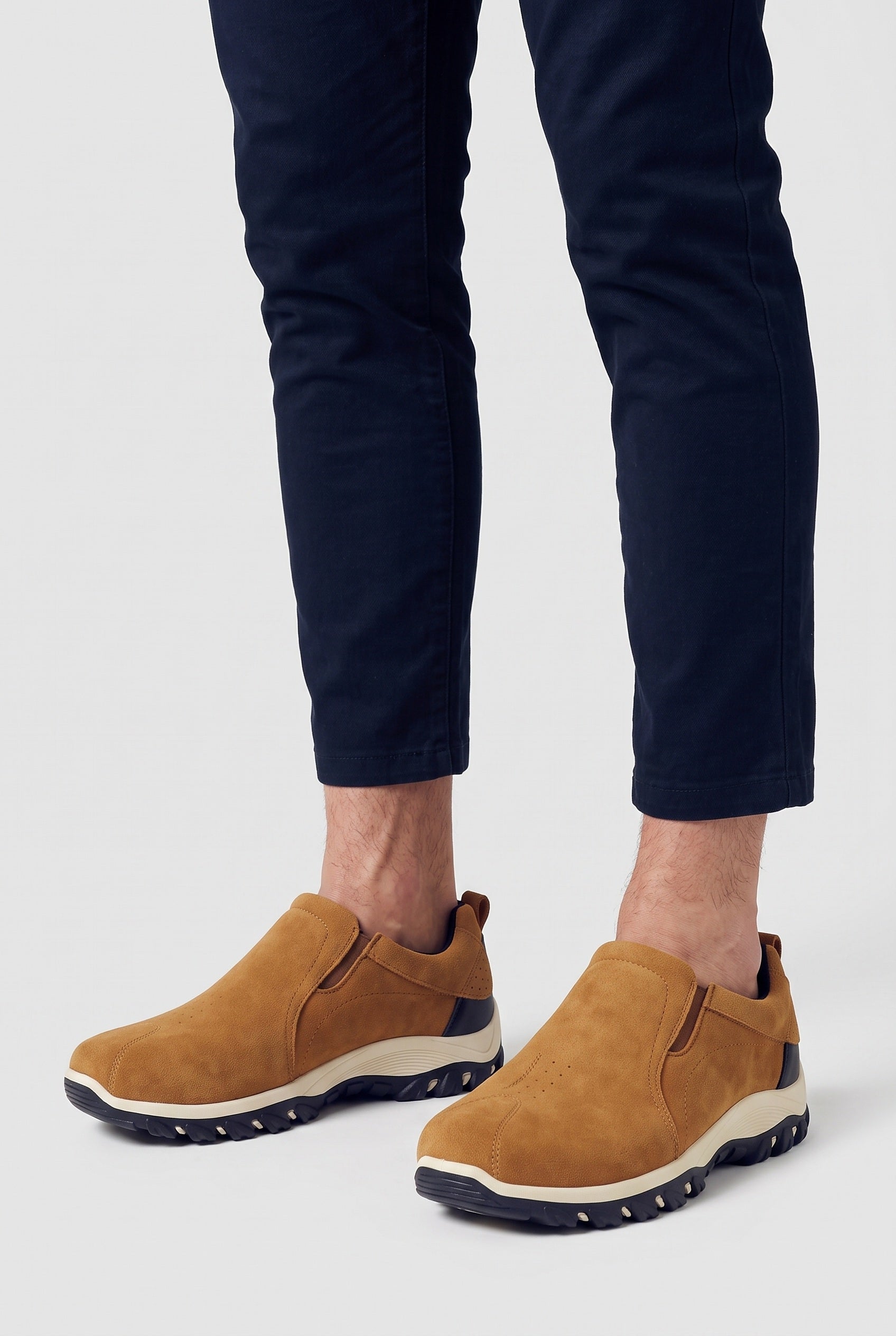 Men's Shoes | Slip-On Suede-Look Grip Sole - 2