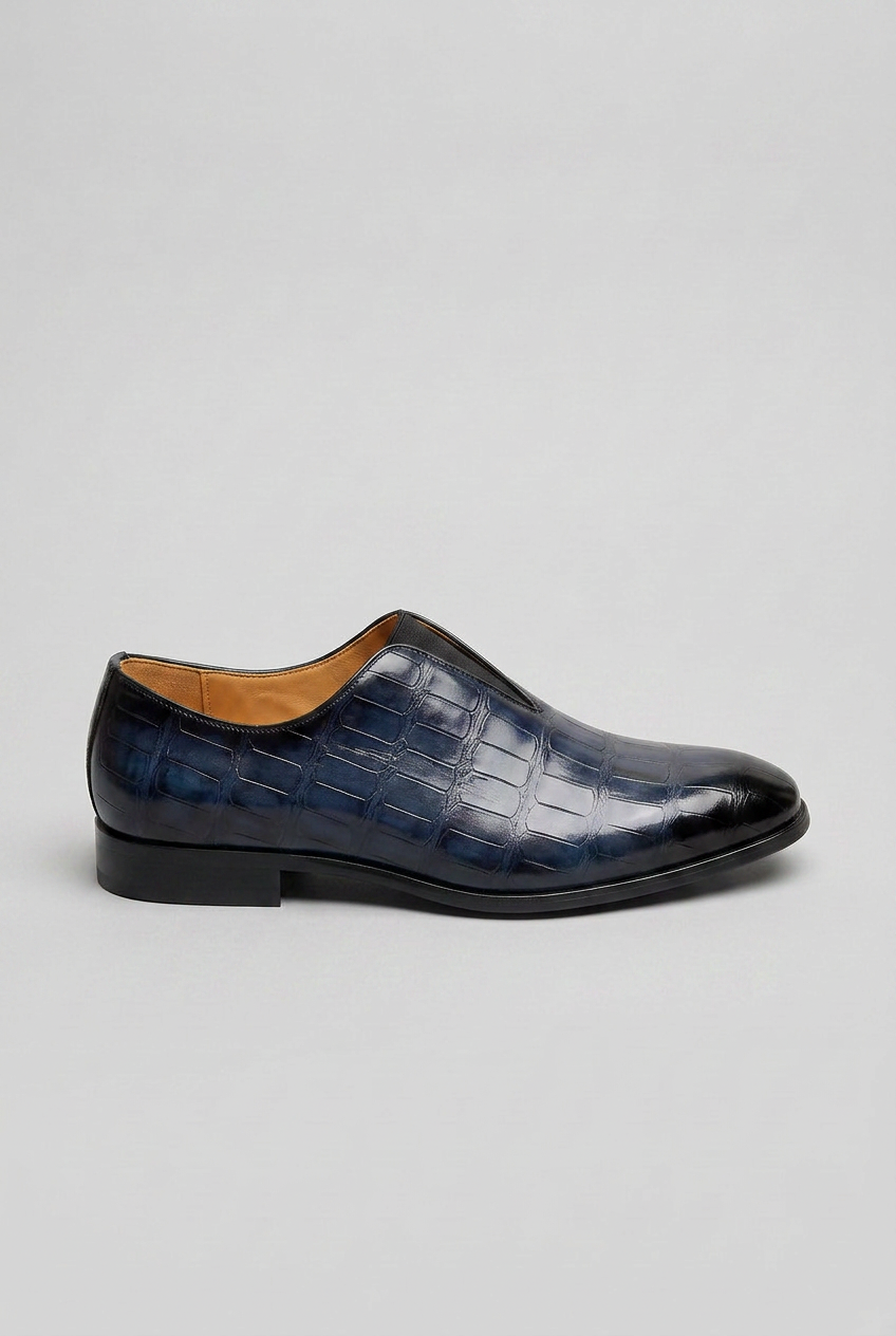 Men's Slip-On Formal Shoes | Textured  - 6