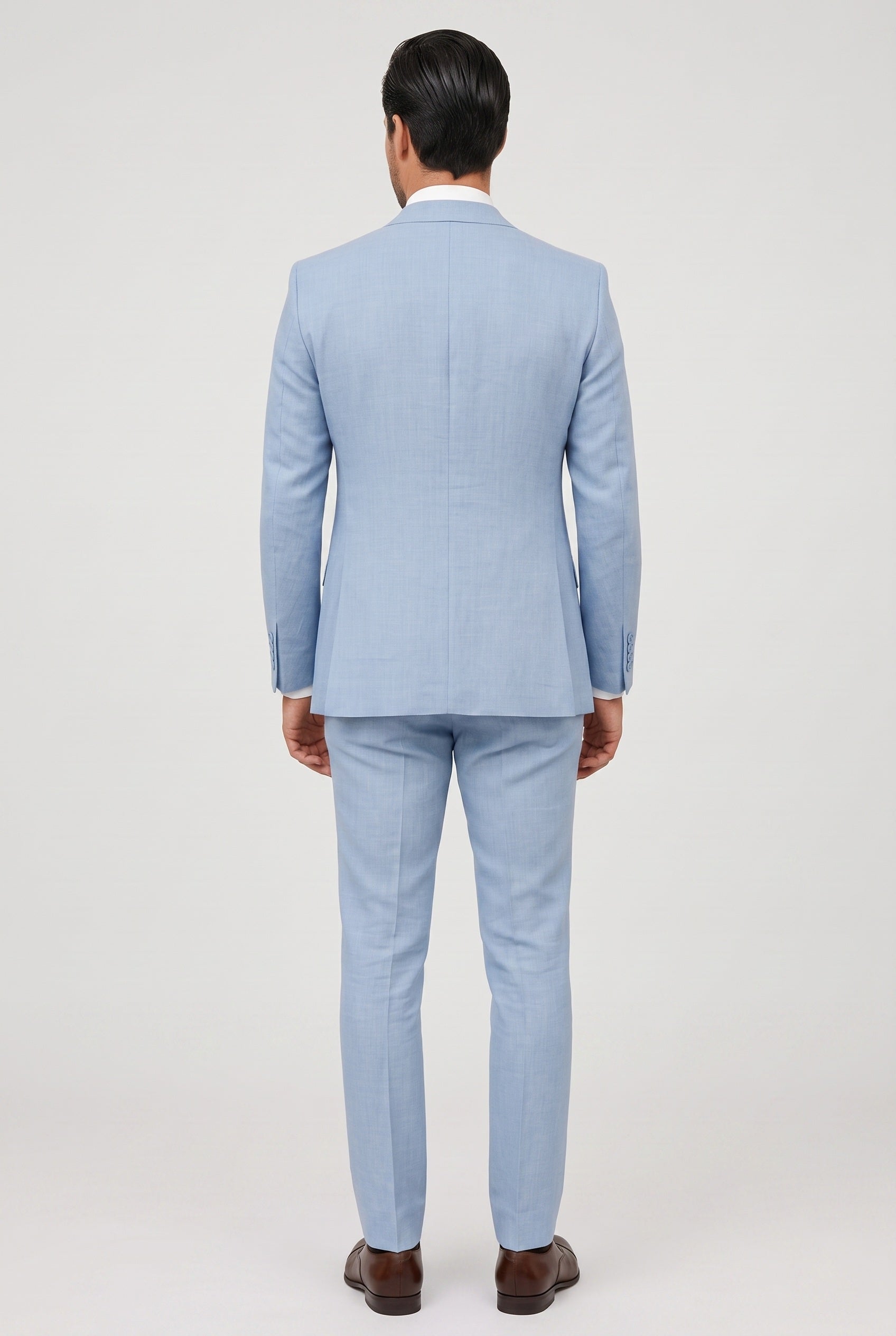 Men's Suit | Linen-Look Slim Fit - 2