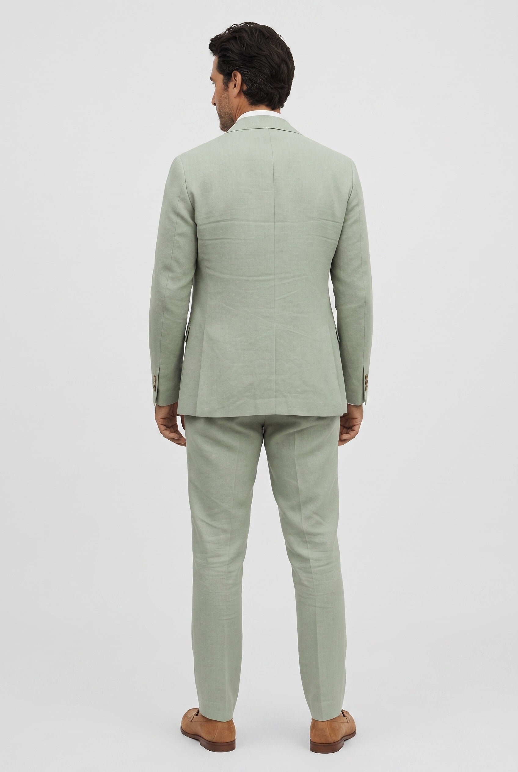 Men's Suit | Linen-Look Two-Piece - 11