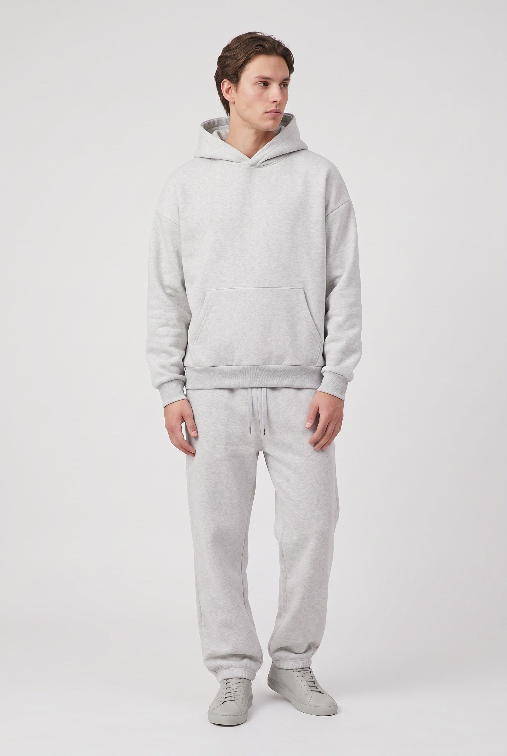 Men's Tracksuit | Hooded Oversized Set - Grey