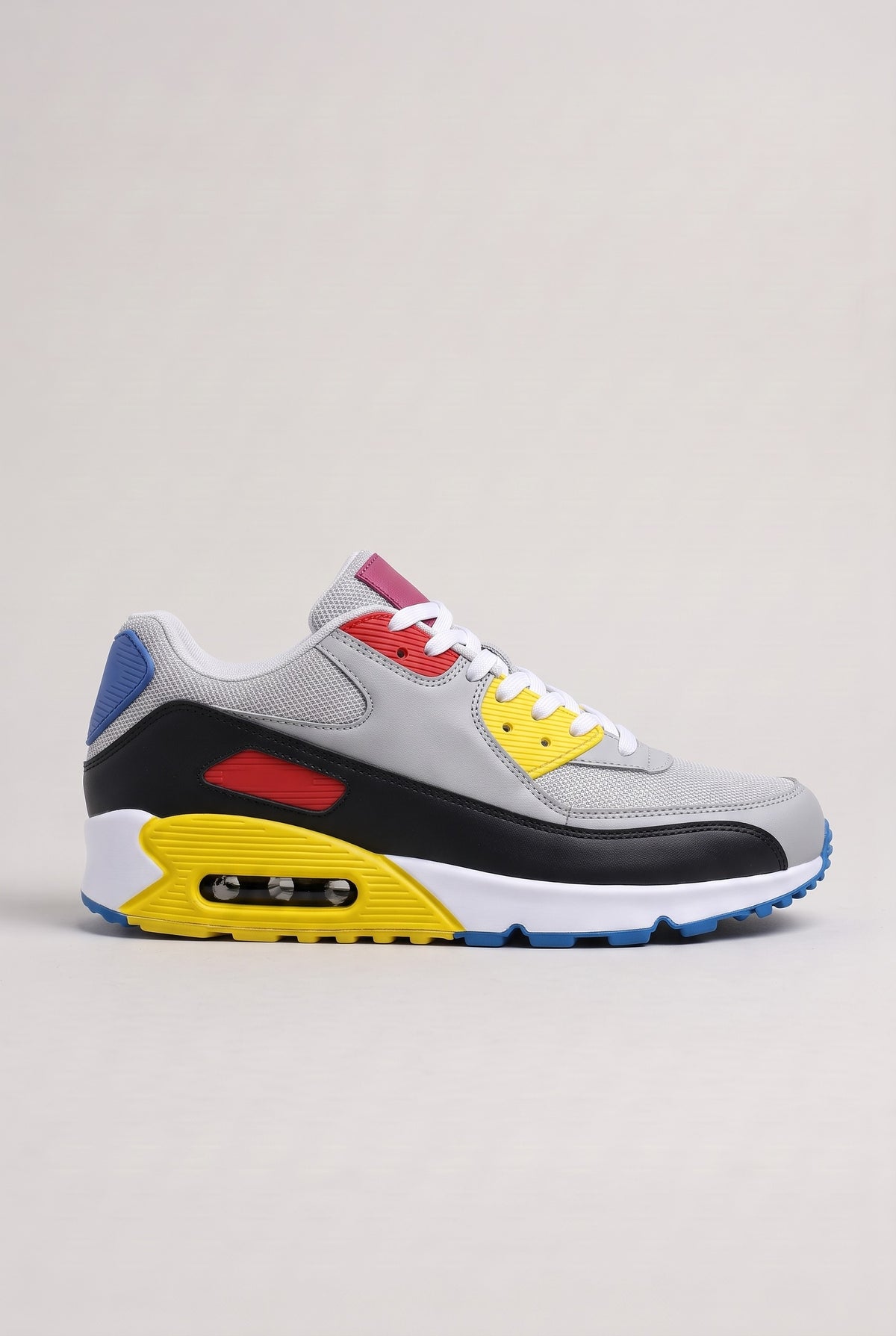 Men's Trainers | Air-Cushioned Running Mesh - Yellow