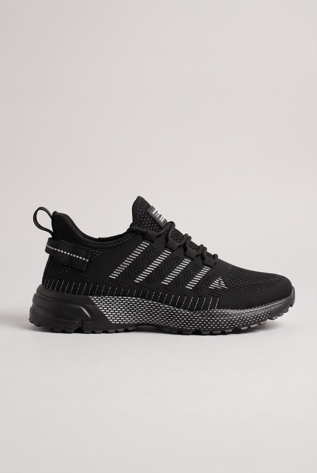 Men's Trainers | Breathable Knit Runner - Black