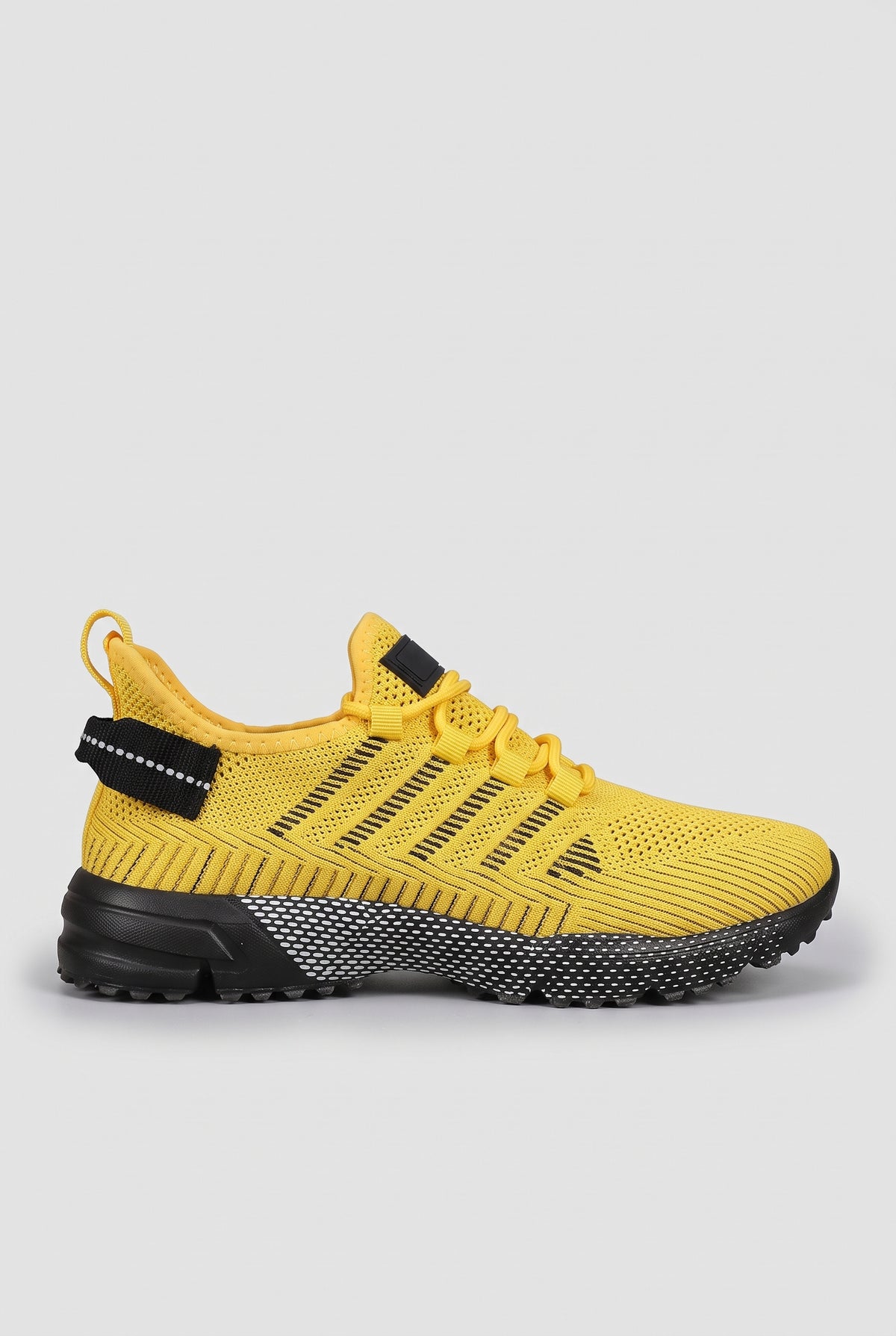Men's Trainers | Breathable Knit Runner - Yellow