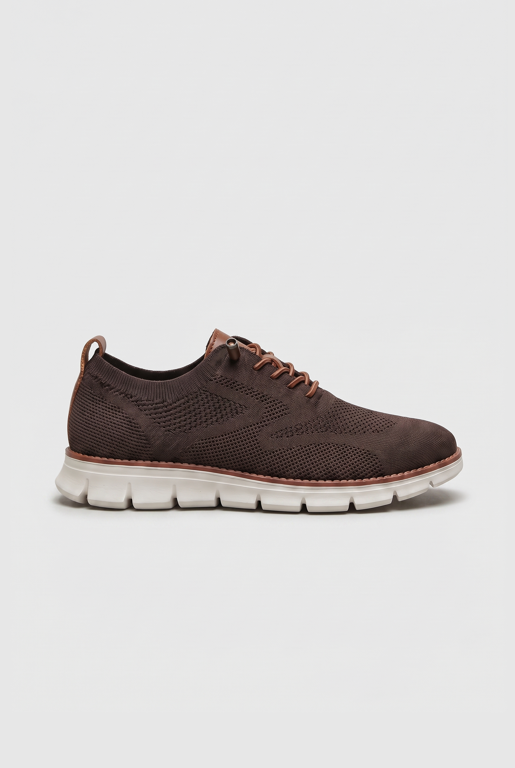 Men's Trainers | Lace-Up Low Top - Dark Brown