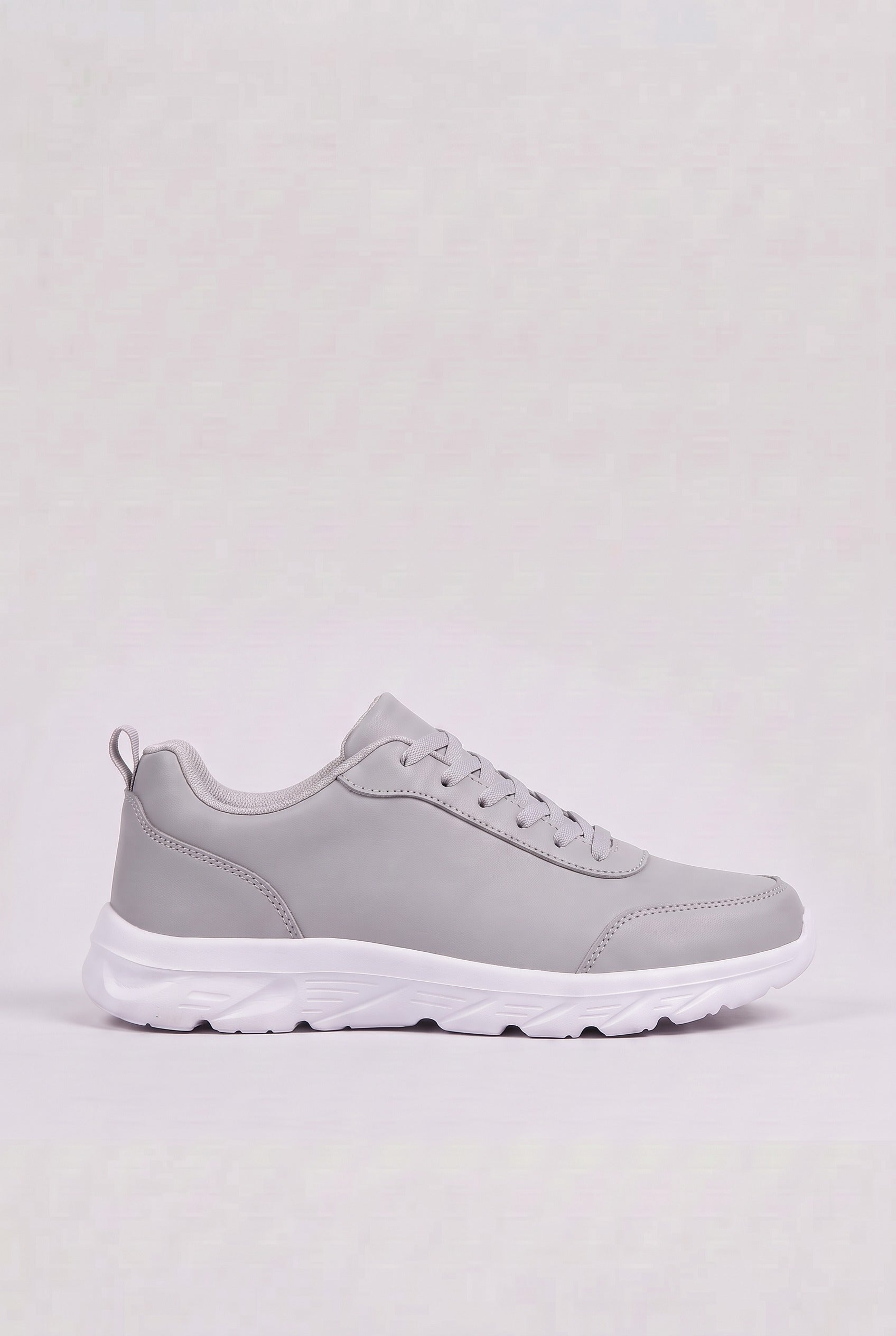 Men's Trainers | Lace-Up with Chunky Sole - Grey