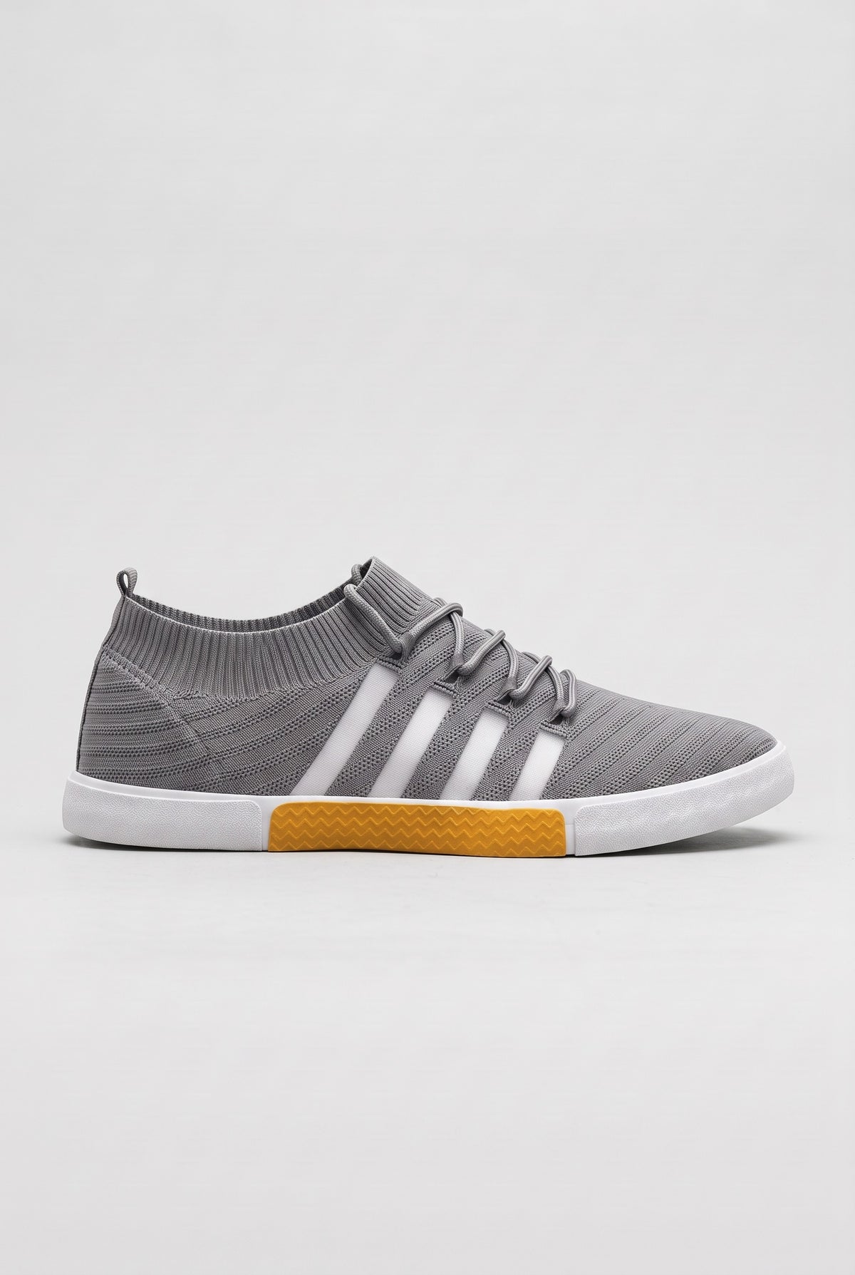 Men's Trainers | Lightweight Knit Lace-Up - Grey