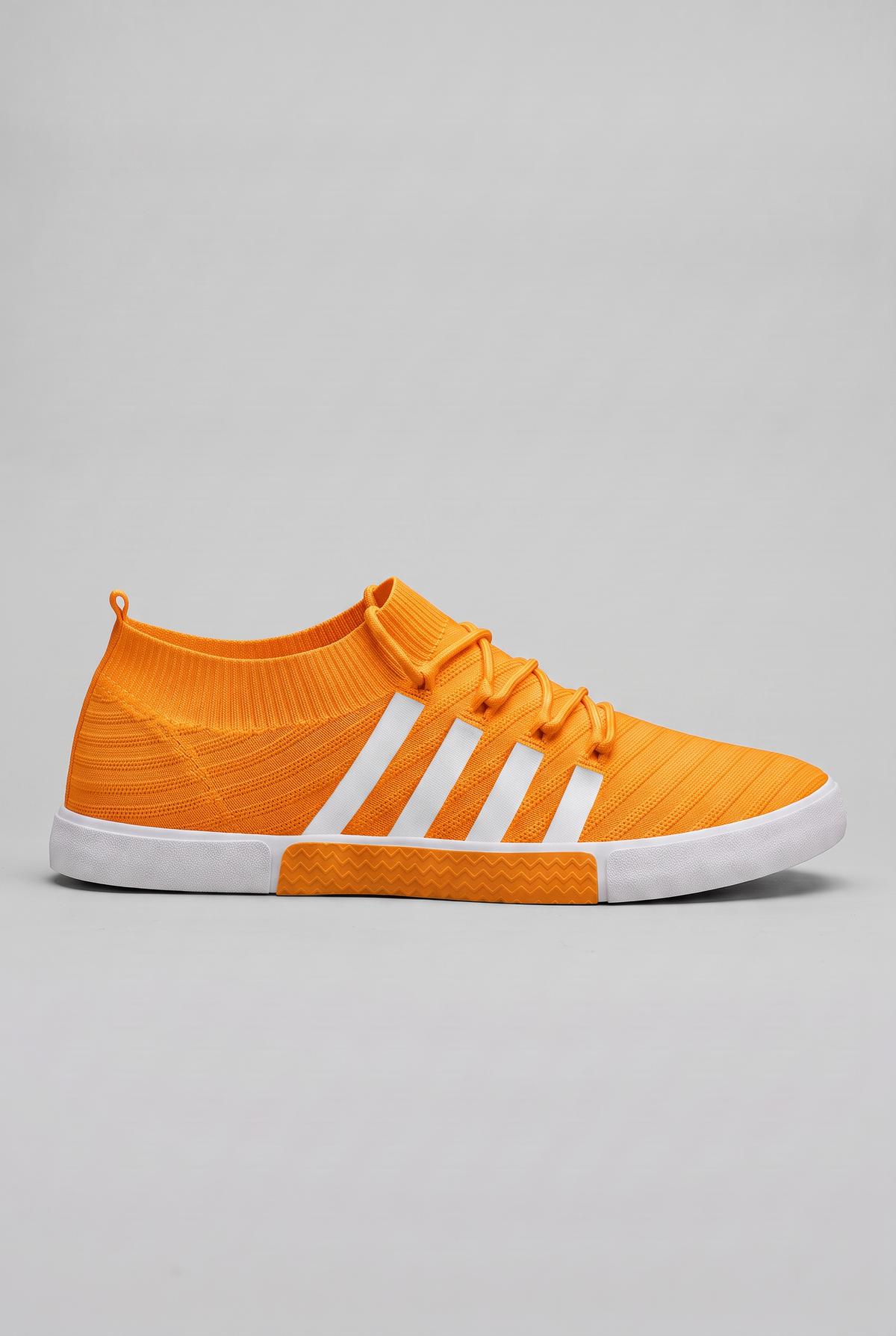 Men's Trainers | Lightweight Knit Lace-Up - Orange