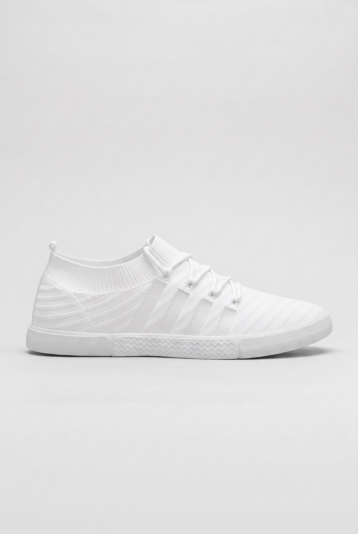 Men's Trainers | Lightweight Knit Lace-Up - White