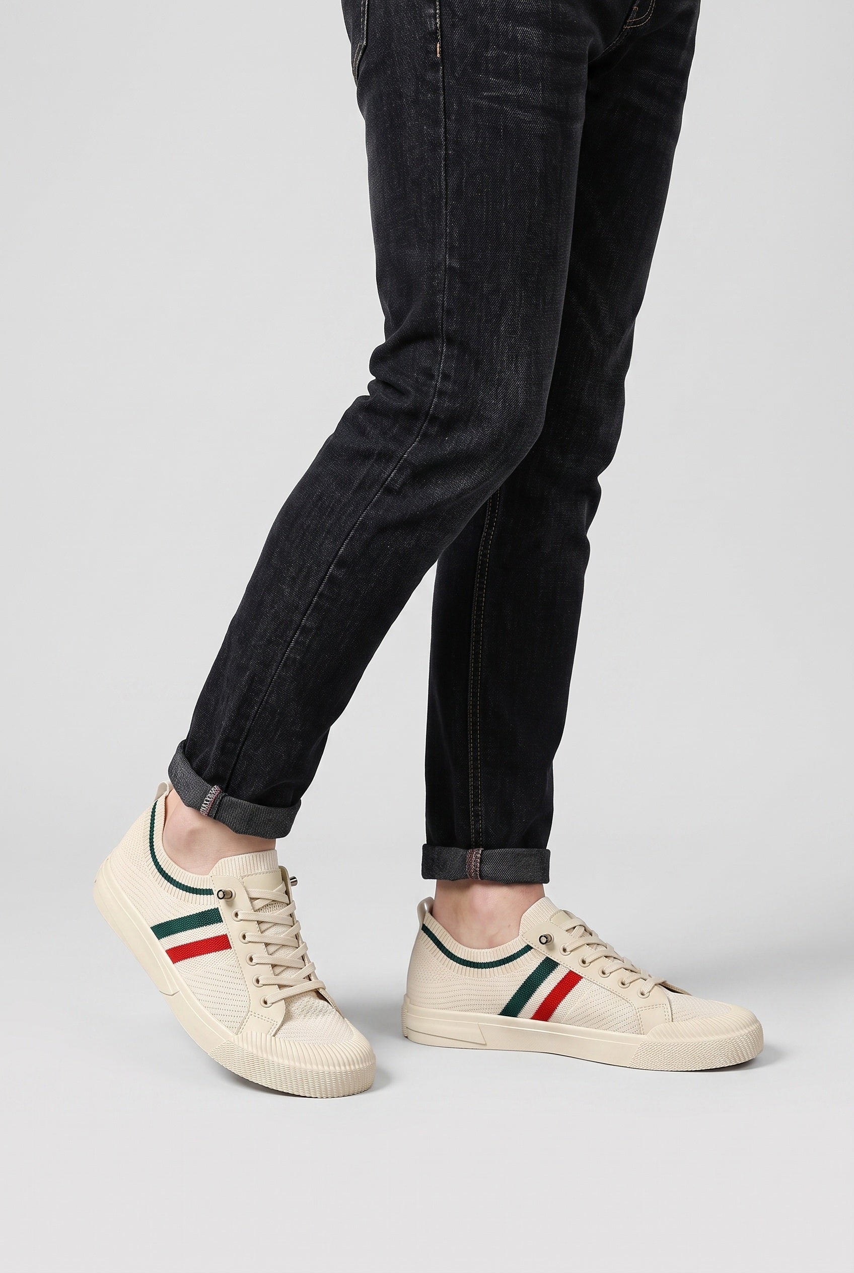 Men's Trainers | Mesh Lace-Up Cushioned Sole - 3