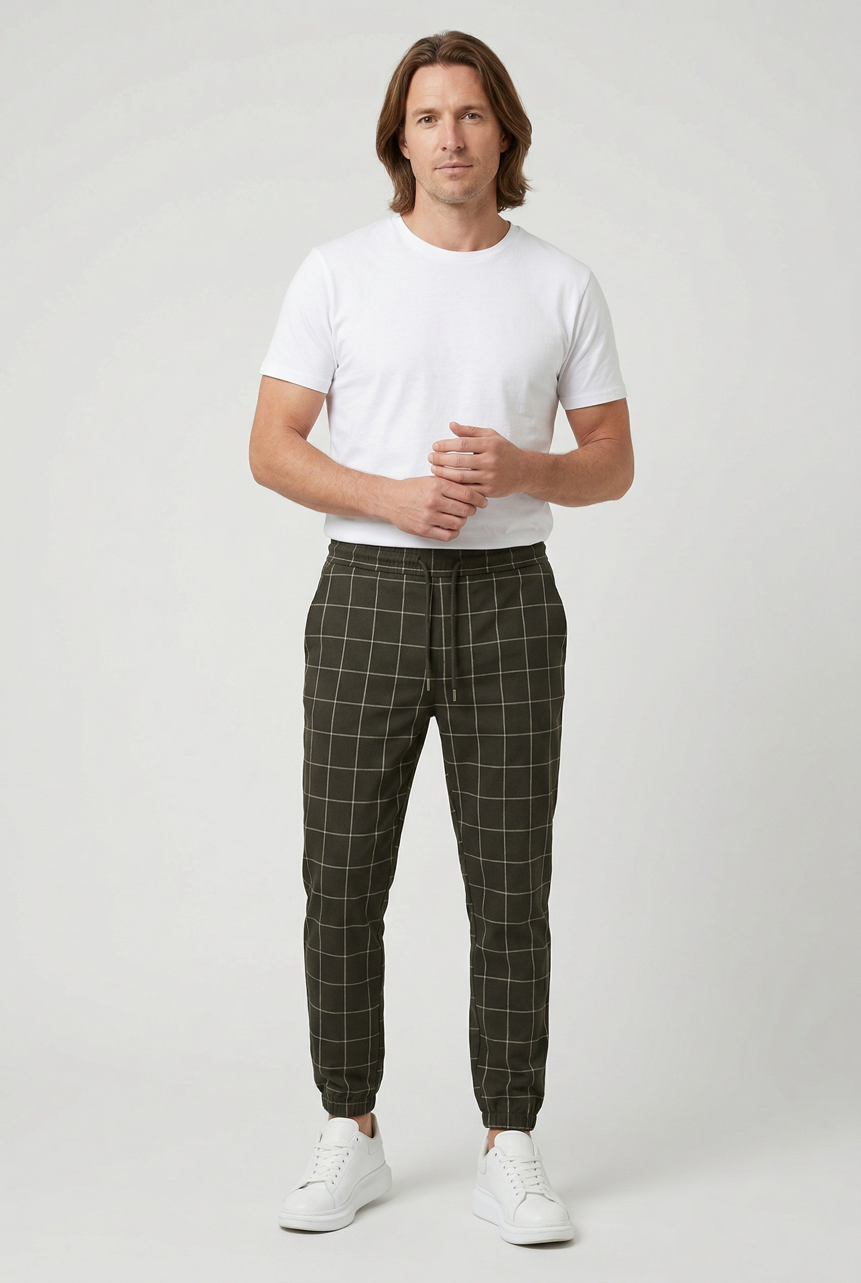 Men’s Trousers | Checked with Elastic Cuffs - 2