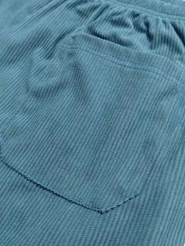 Men's Trousers | Corduroy Drawstring Waist - 23