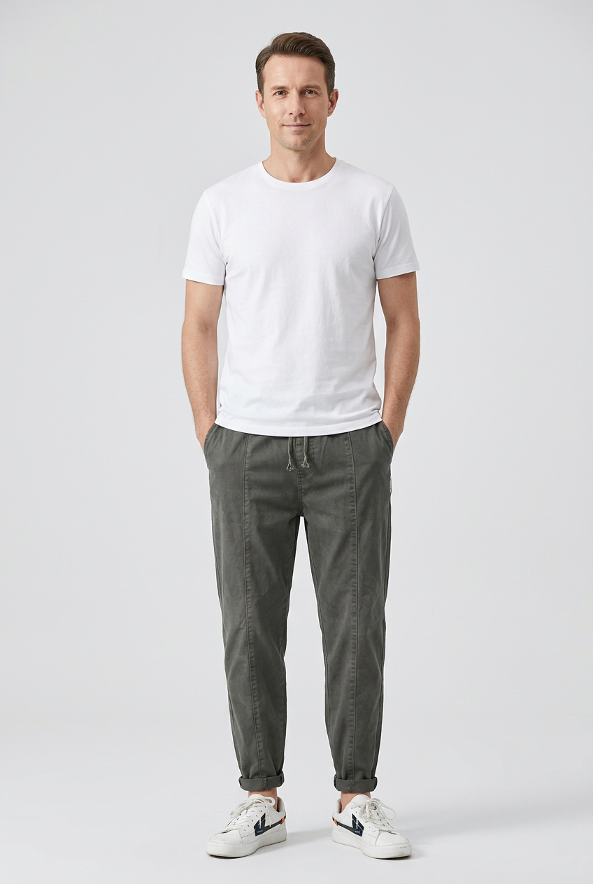 Men’s Trousers | Jogger Style with Tapered Leg - 3